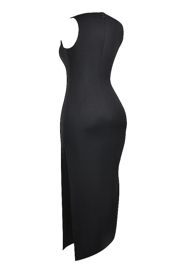 Filomena  black maxi dress Product Image