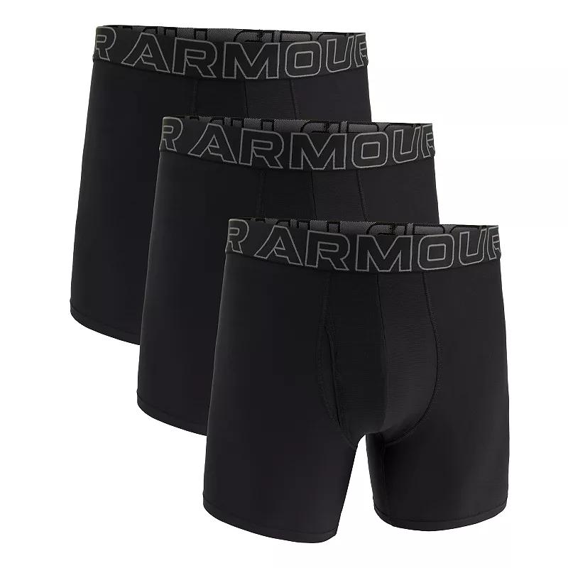 Men's Under Armour 3-pack Performance Tech 6-in. Boxer Briefs,  Product Image