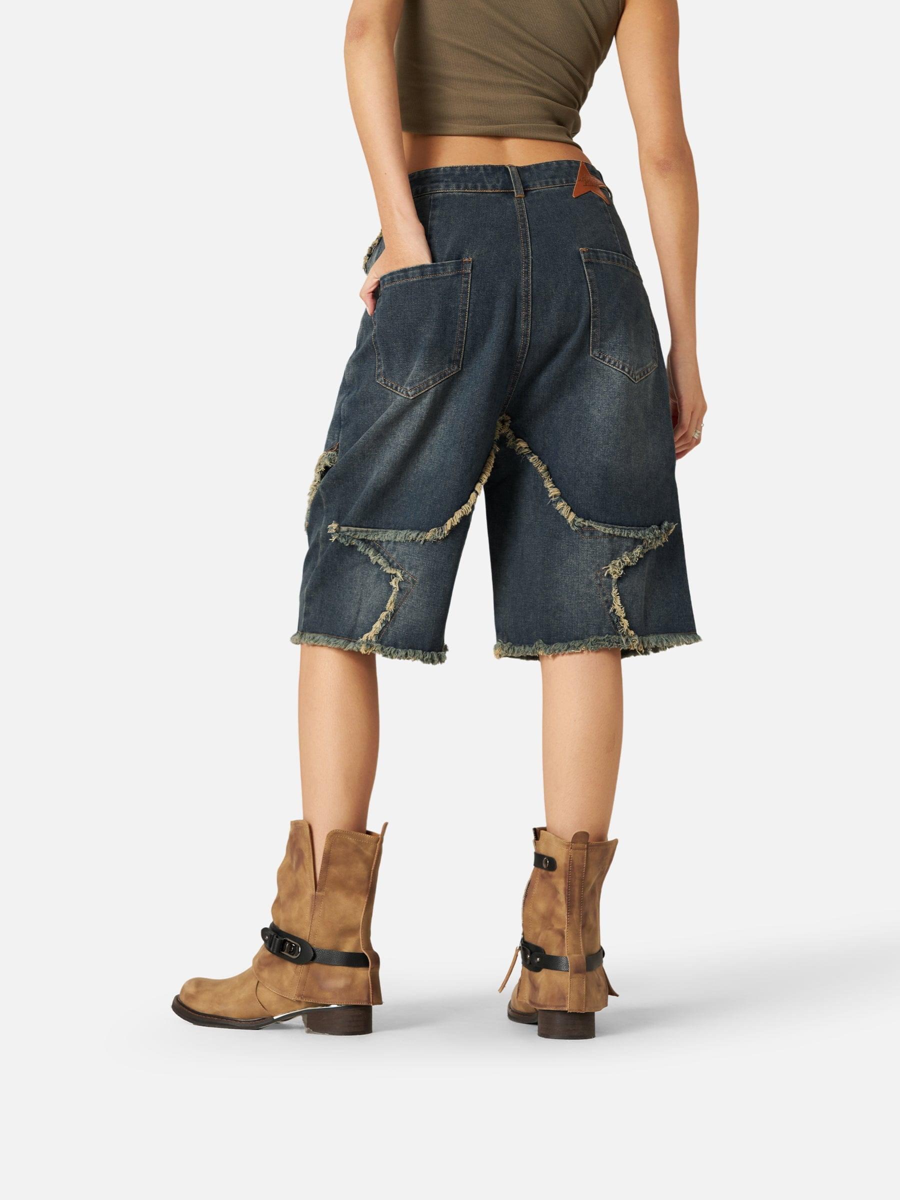 Aelfric Eden Vintage Starry Fringe Jorts Product Image