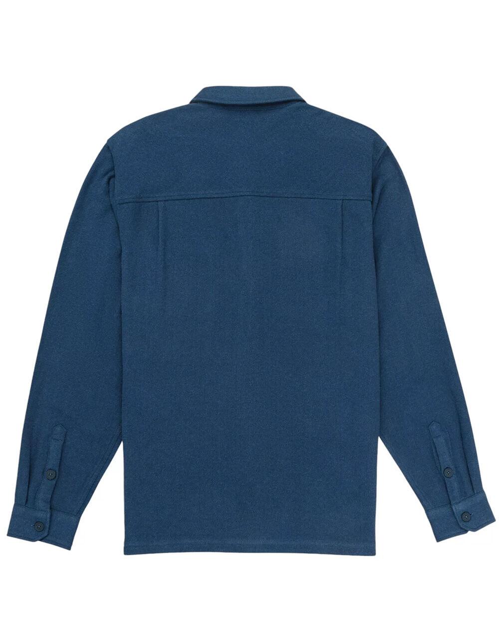 HURLEY Santa Cruz Mens Twill Flannel - NAVY Product Image