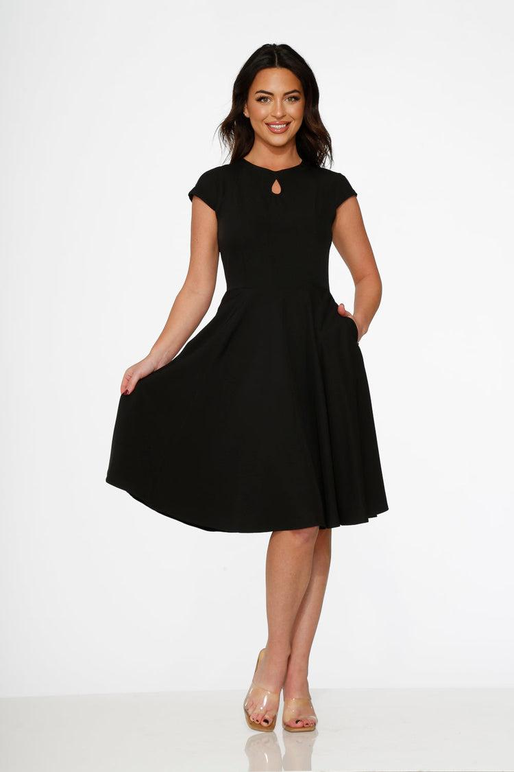 Black Swing Dress Product Image