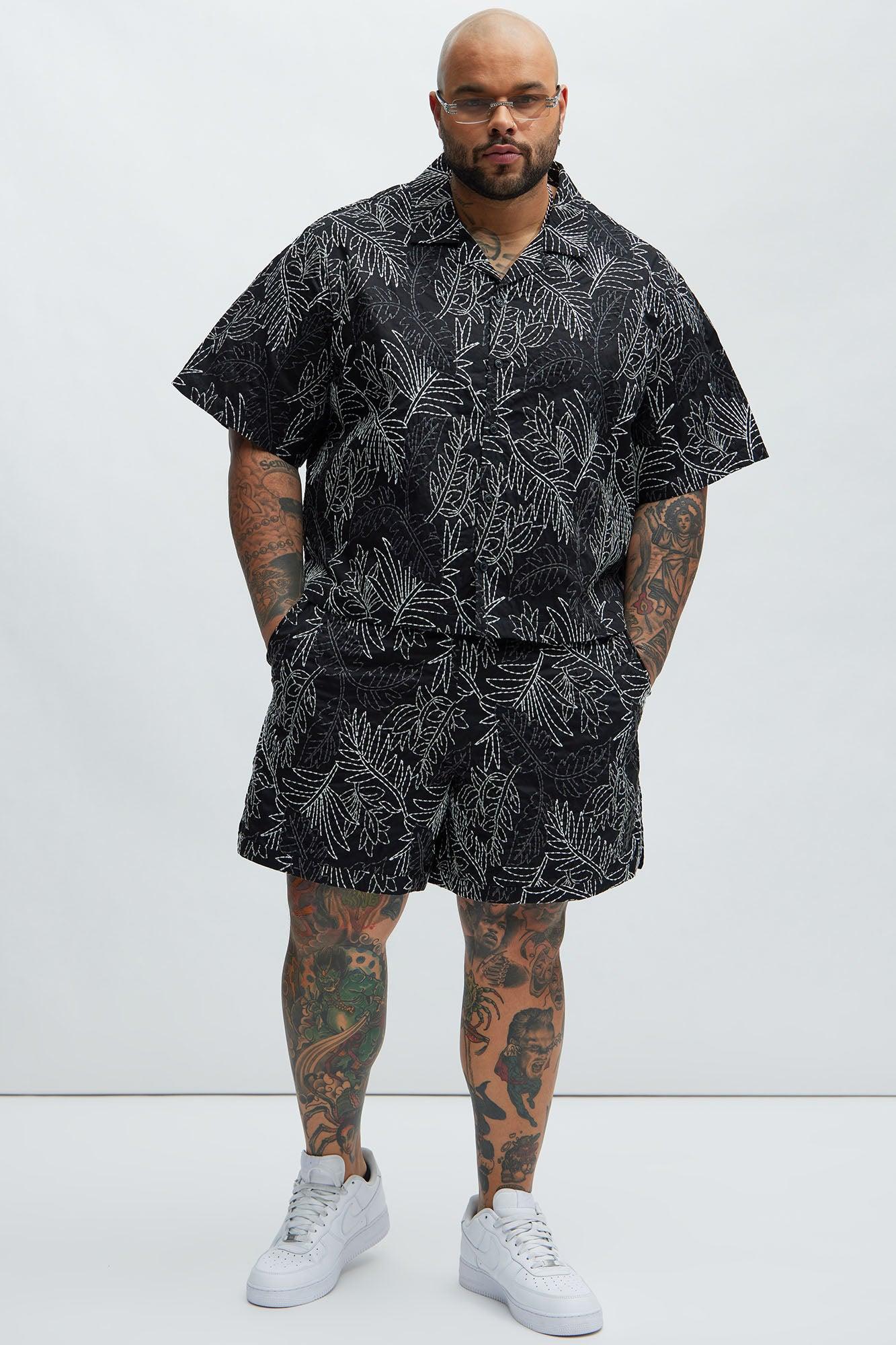 Come Thru Embroidery Shirt - Black/combo Product Image