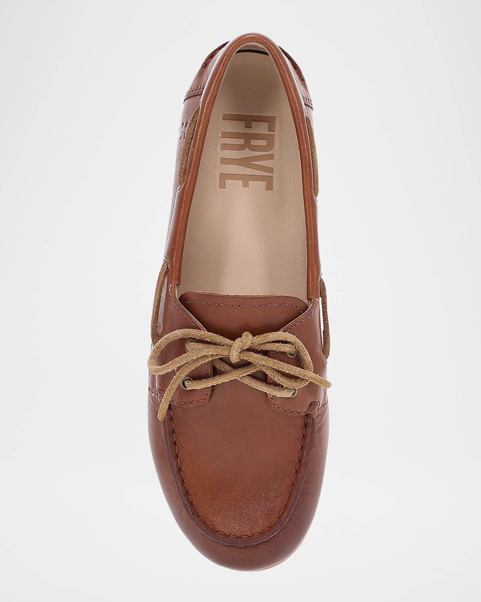 Naya Leather Boat Loafers Product Image