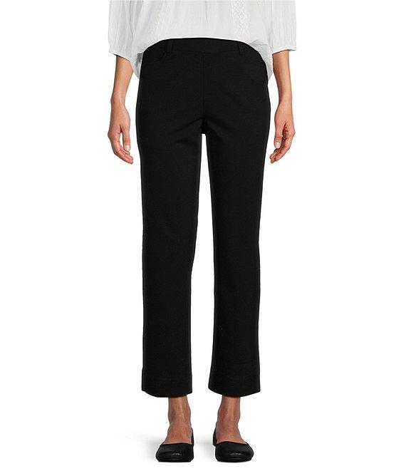 Intro Stella Breezy Knit Slimming Comfort Waist Pull-On Ankle Pants Product Image