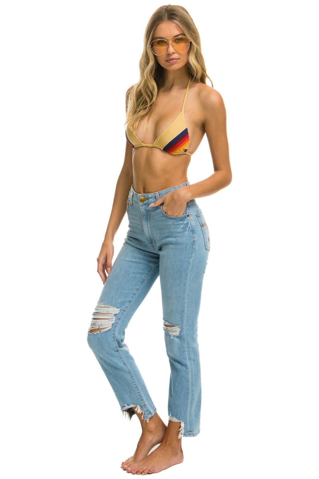 HIGH RISE SLIM BOOT JEAN - SUPER LIGHT Female Product Image