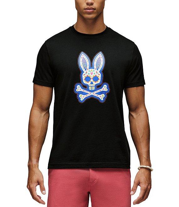 Psycho Bunny Day of the Dead Graphic Short Sleeve T-Shirt Product Image