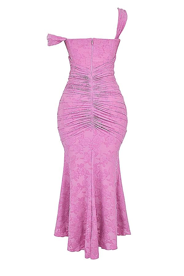 Cesca  rose pink floral maxi dress Product Image
