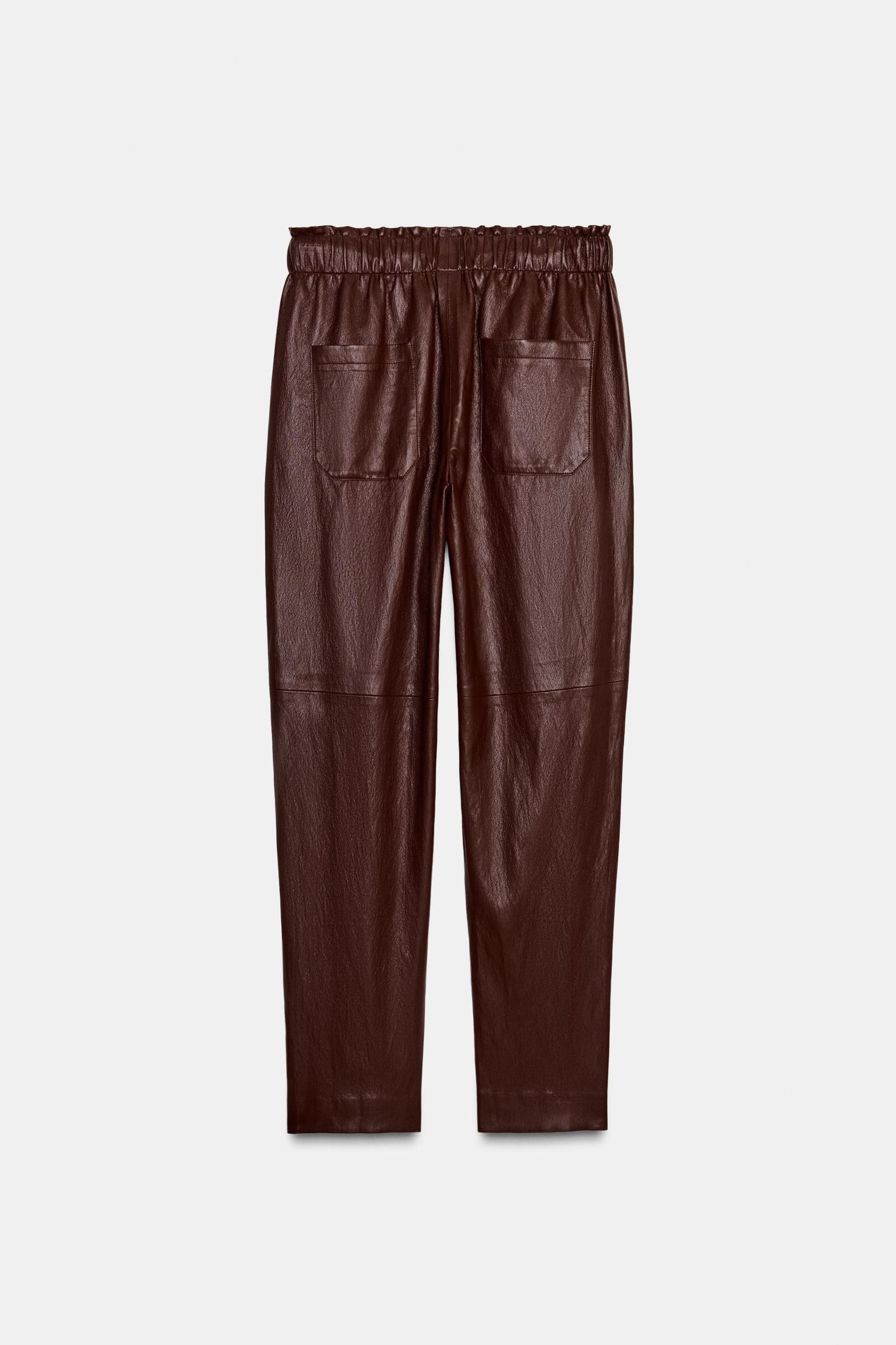 FAUX LEATHER PANTS Product Image