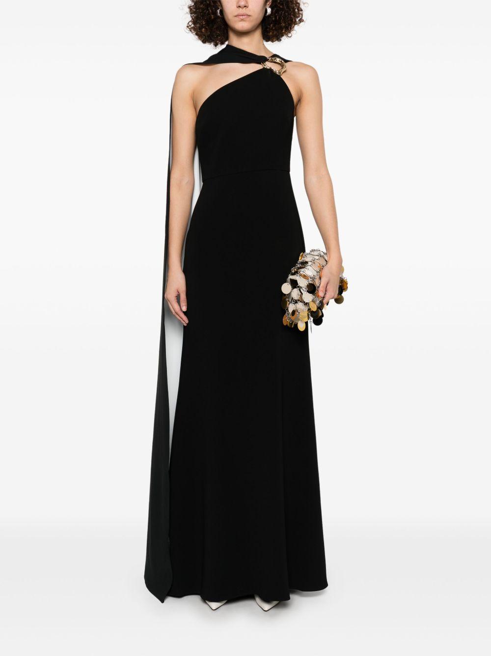 embellished asymmetric gown Product Image