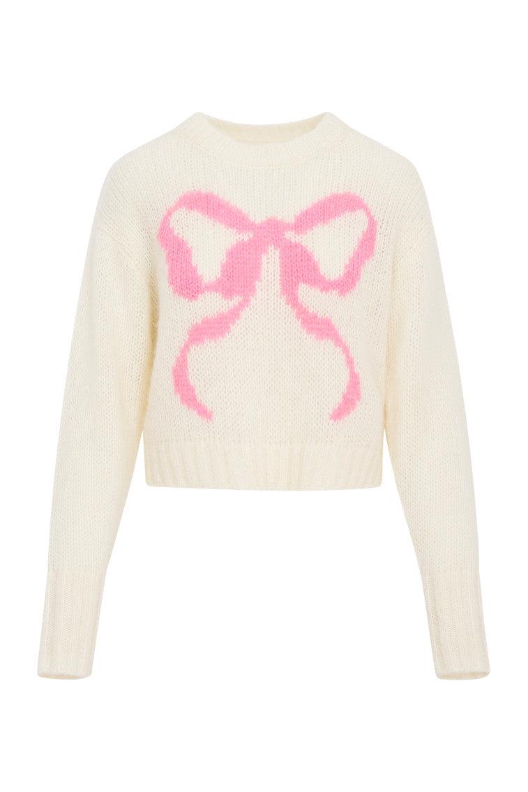 Jorah Alpaca-Blend Bow Pullover Product Image