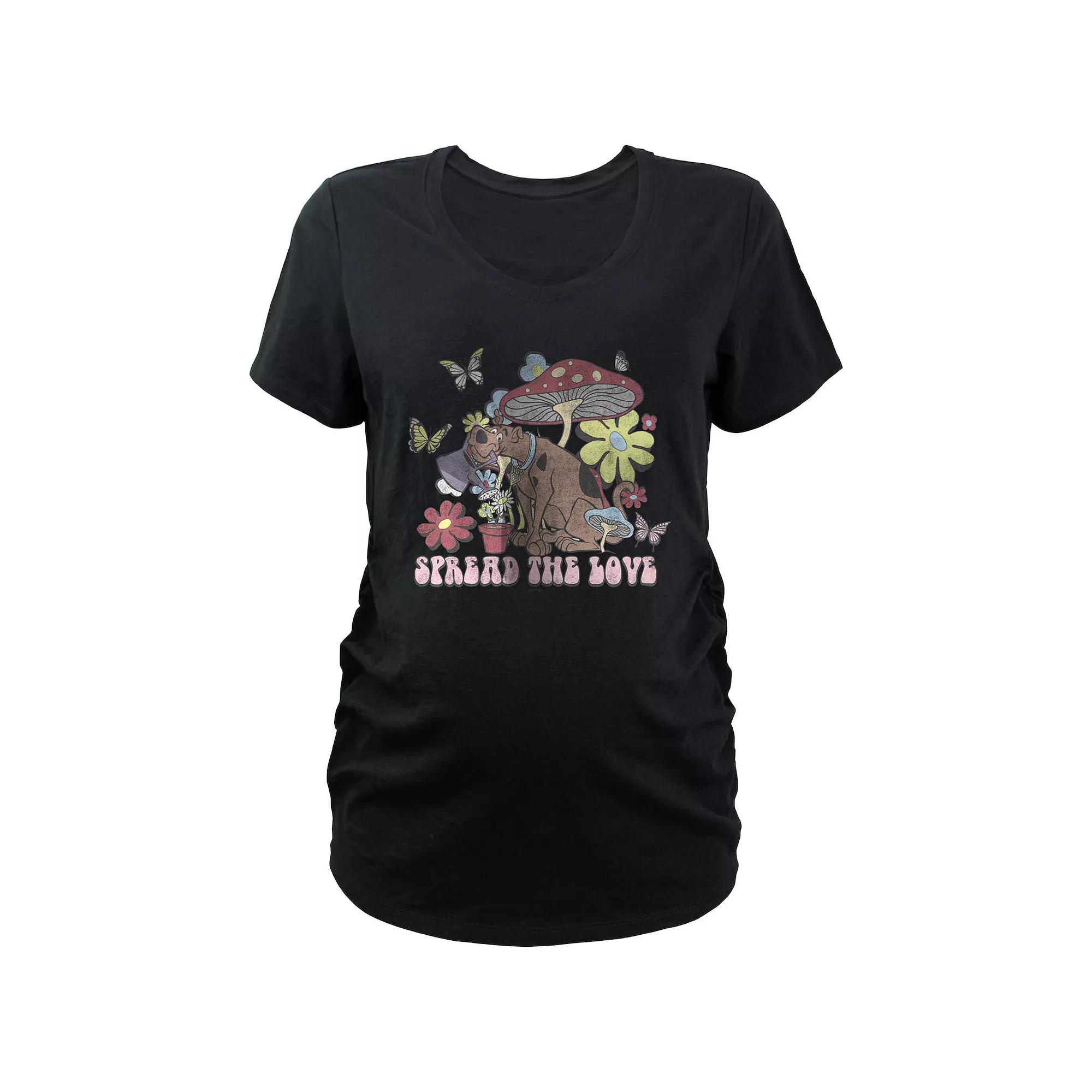 Maternity Scooby-Doo Spread The Love Graphic Tee, Women's,  Product Image