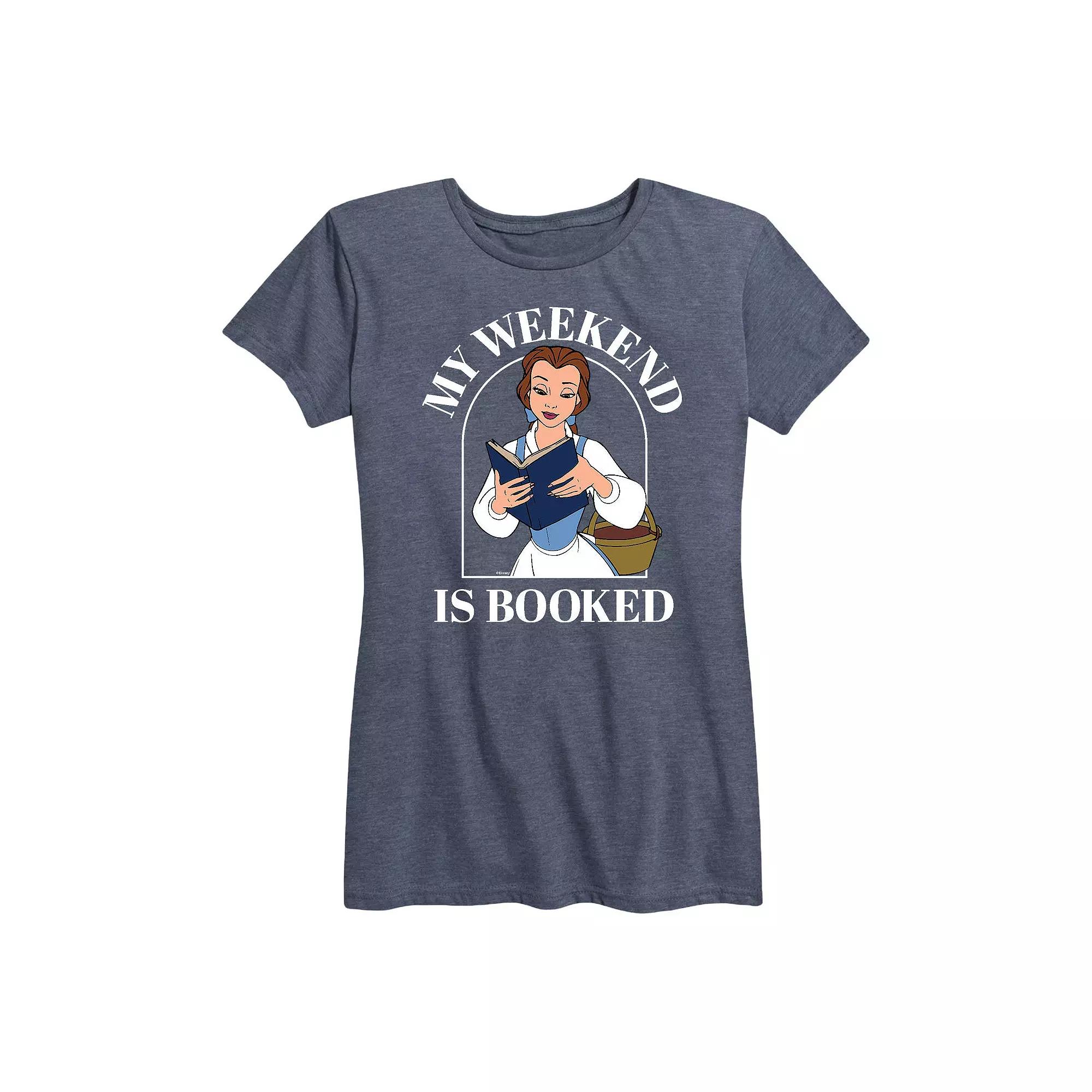 Disney Princess Belle Women's Weekend Graphic Tee, Girl's,  Product Image