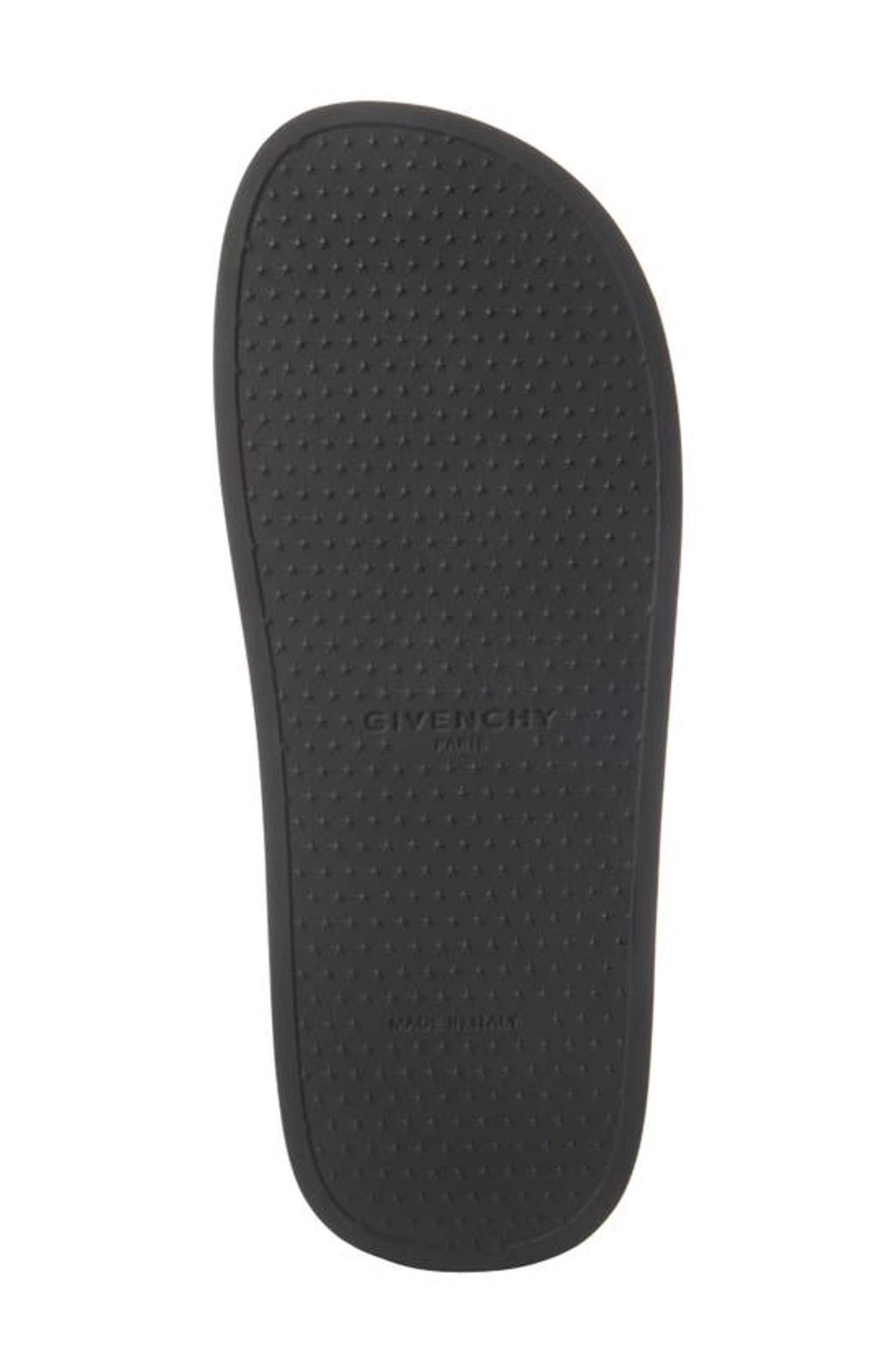 Black Logo-Print Pool Slides Product Image