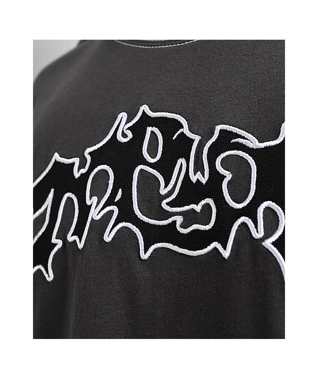 Empyre Loose Screw Charcoal & Beige 2fer Long Sleeve T-Shirt Product Image