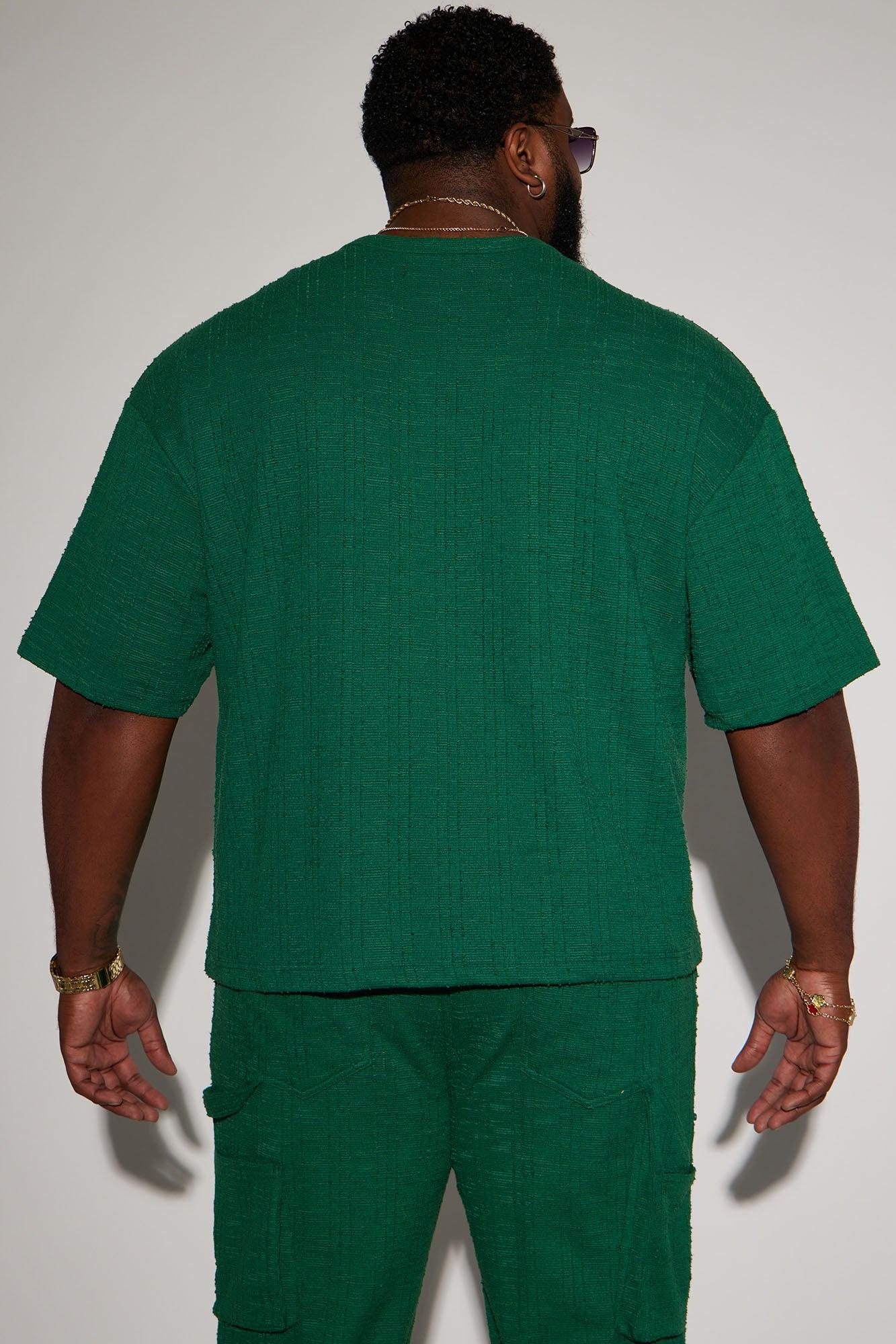 Jordan Textured Short Sleeve Tee - Green Product Image
