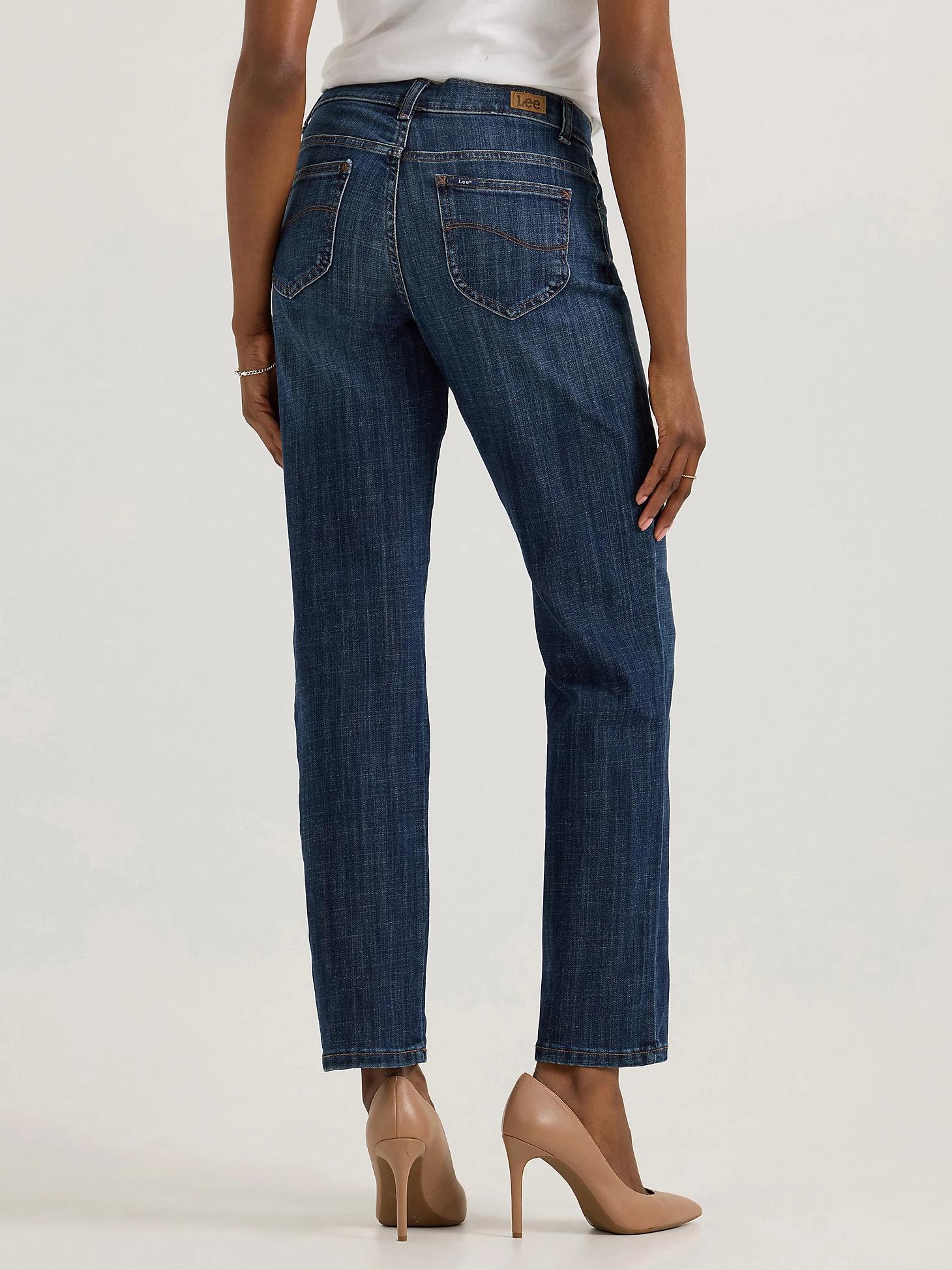 Women’s Stretch Relaxed Fit Straight Leg Jean | Women's Jeans | Lee® Product Image
