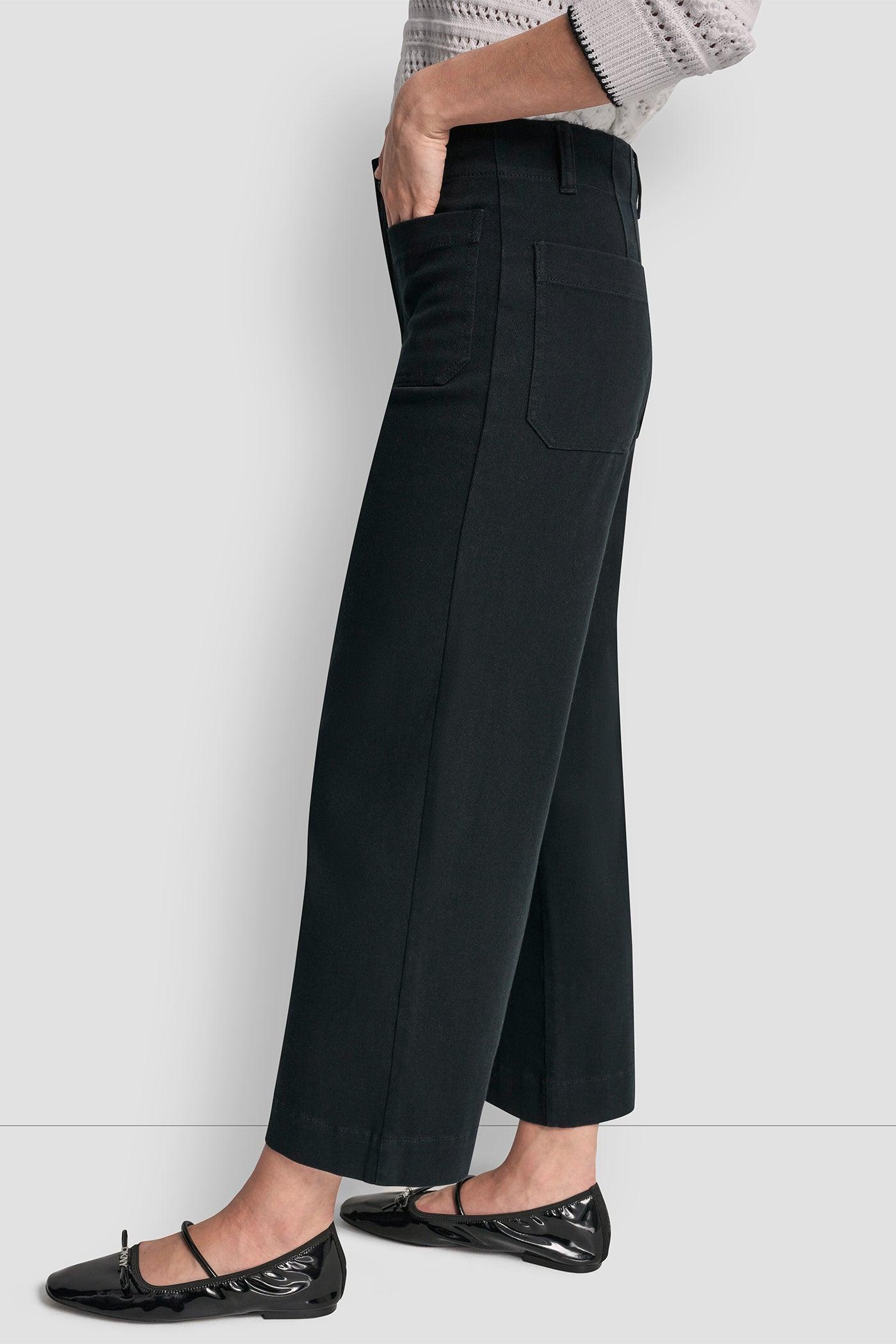 HIGH-RISE CROPPED WIDE LEG PANTS Product Image