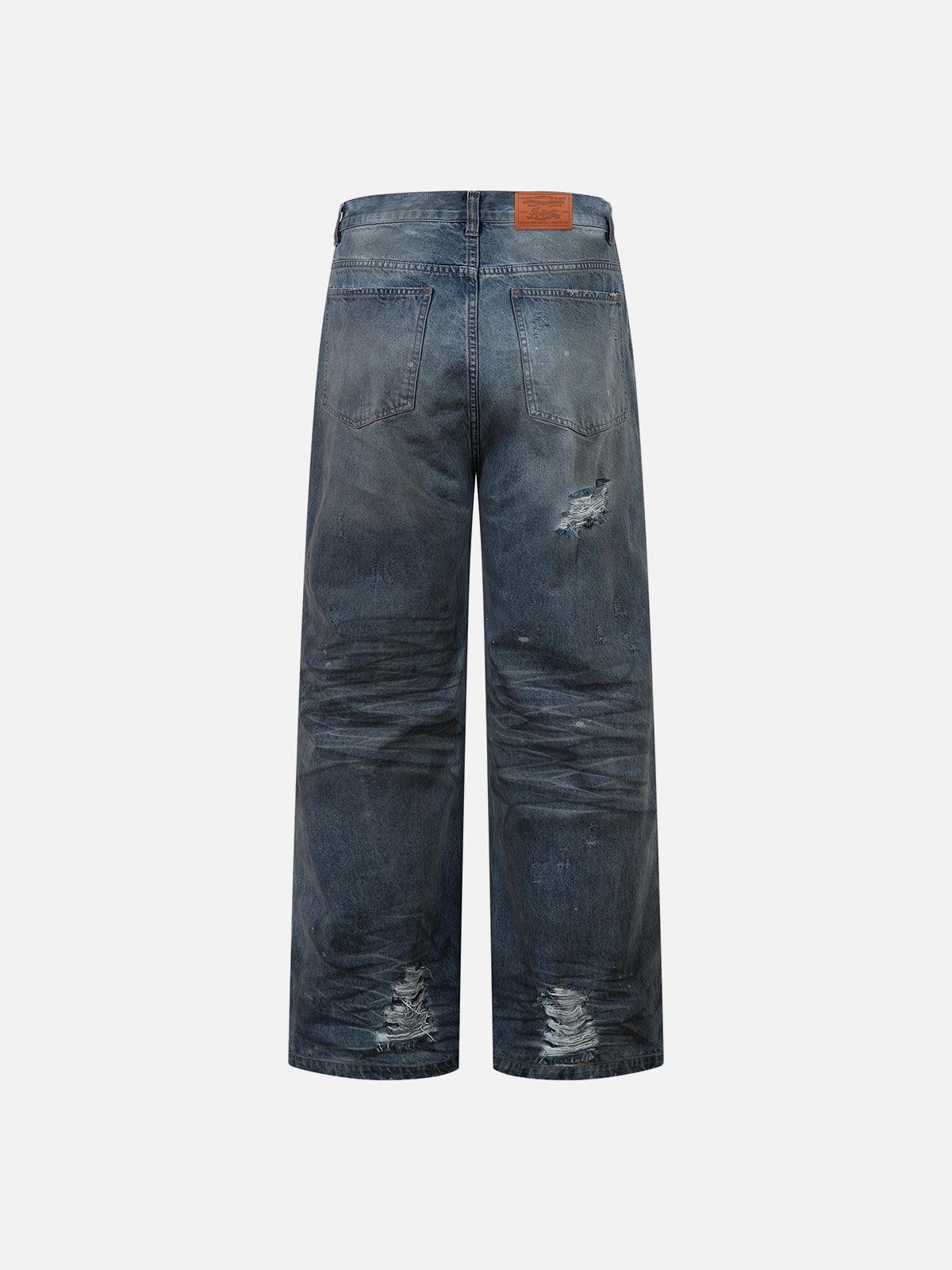Aelfric Eden Vintage Washed Graphic Jeans Product Image