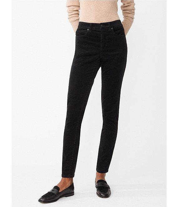 J.McLaughlin Egret Mid-Rise 5-Pocket Slim Leg Cigarette Pants Product Image