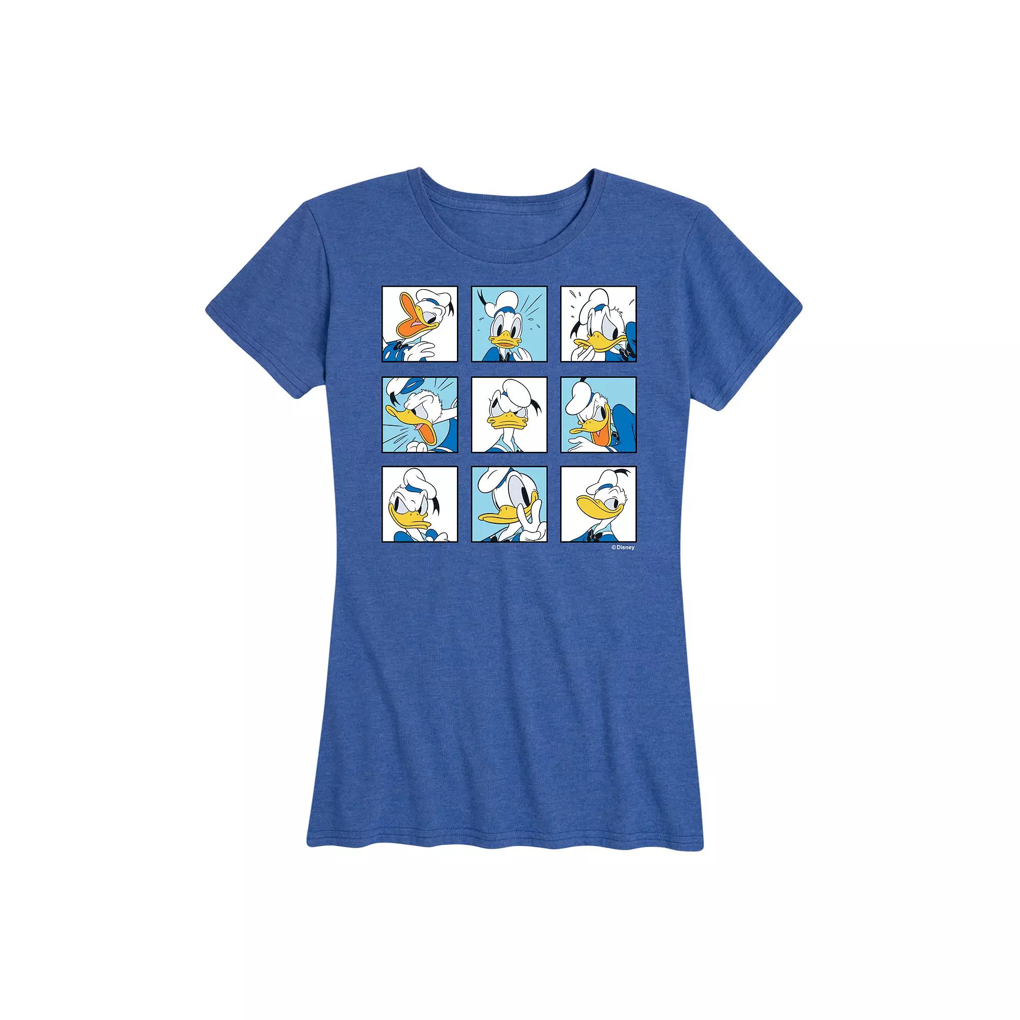 Disney's Donald Duck Women's Grid Graphic Tee,  Product Image