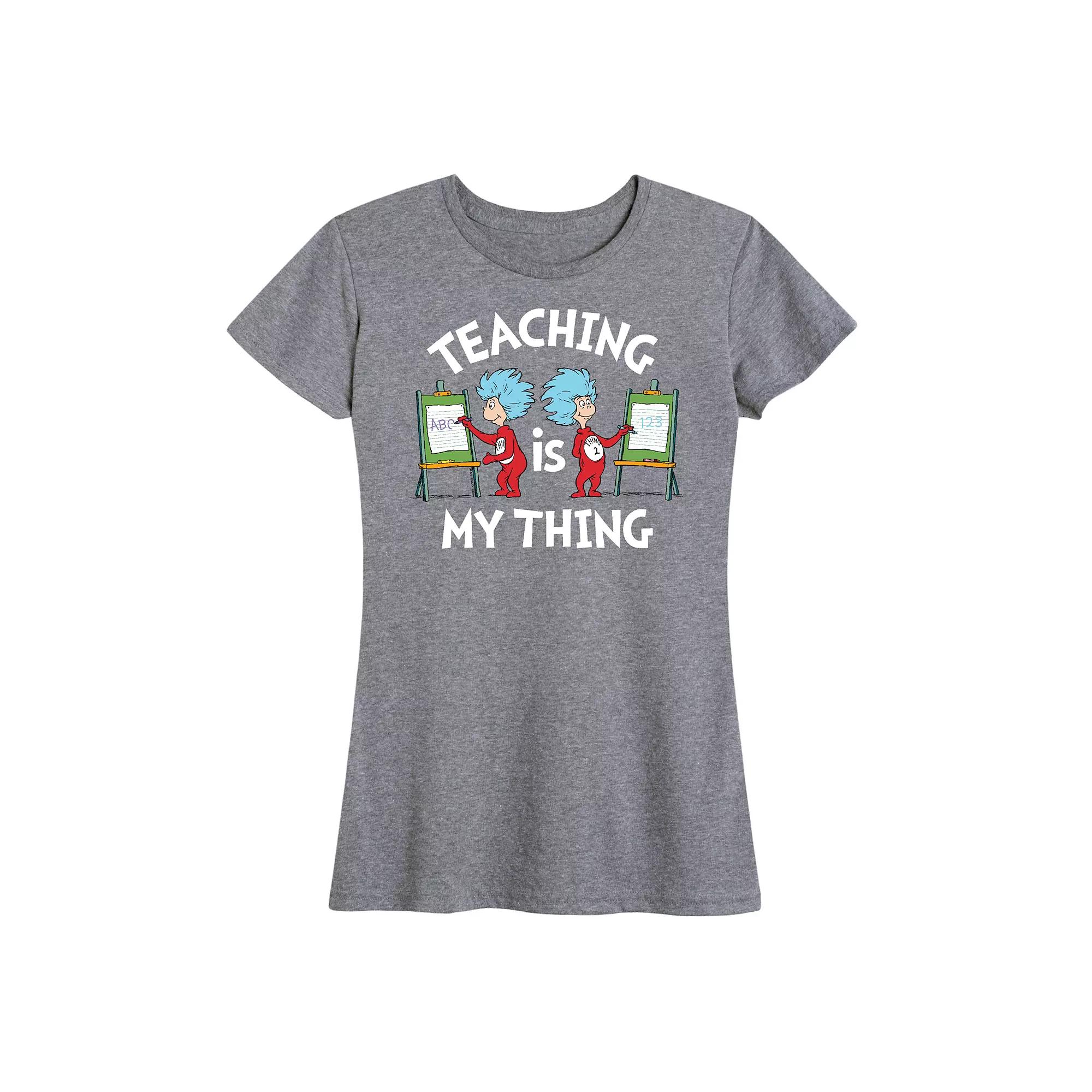 Women's Dr. Seuss Teaching Is My Thing Graphic Tee, Girl's,  Product Image