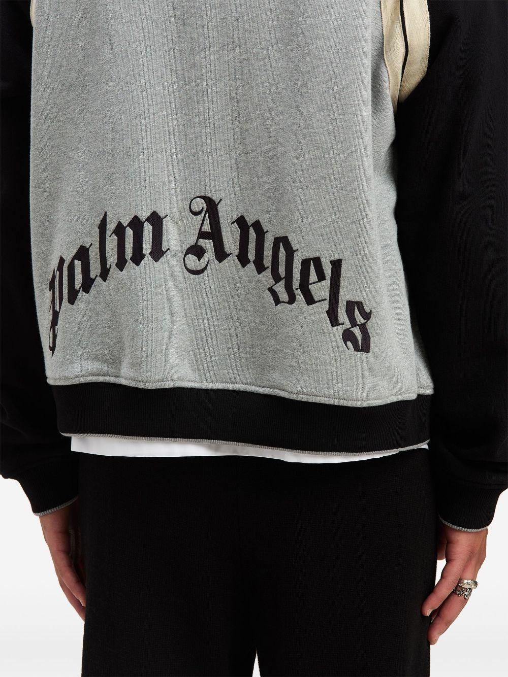 logo-print cotton varsity jacket  Product Image