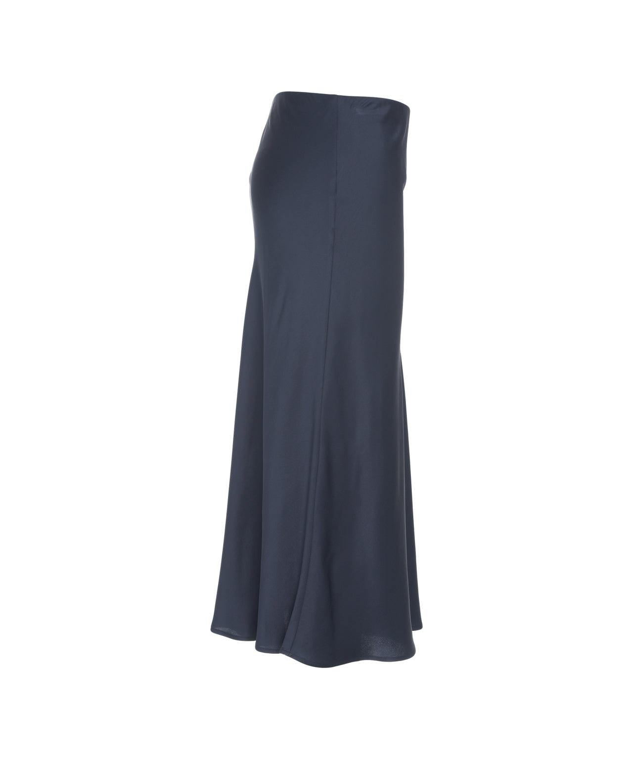 Satin midi skirt Product Image