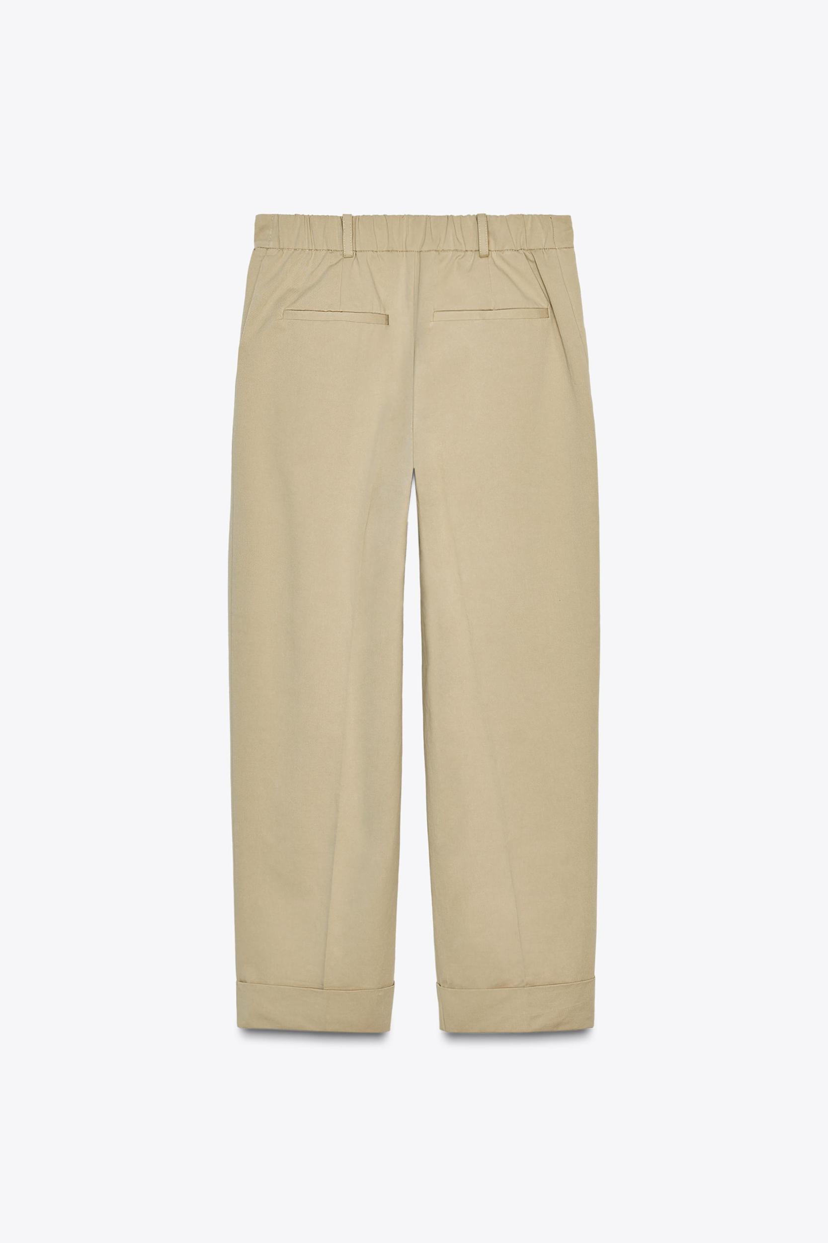 TURNED-UP HEM CHINO PANTS Product Image