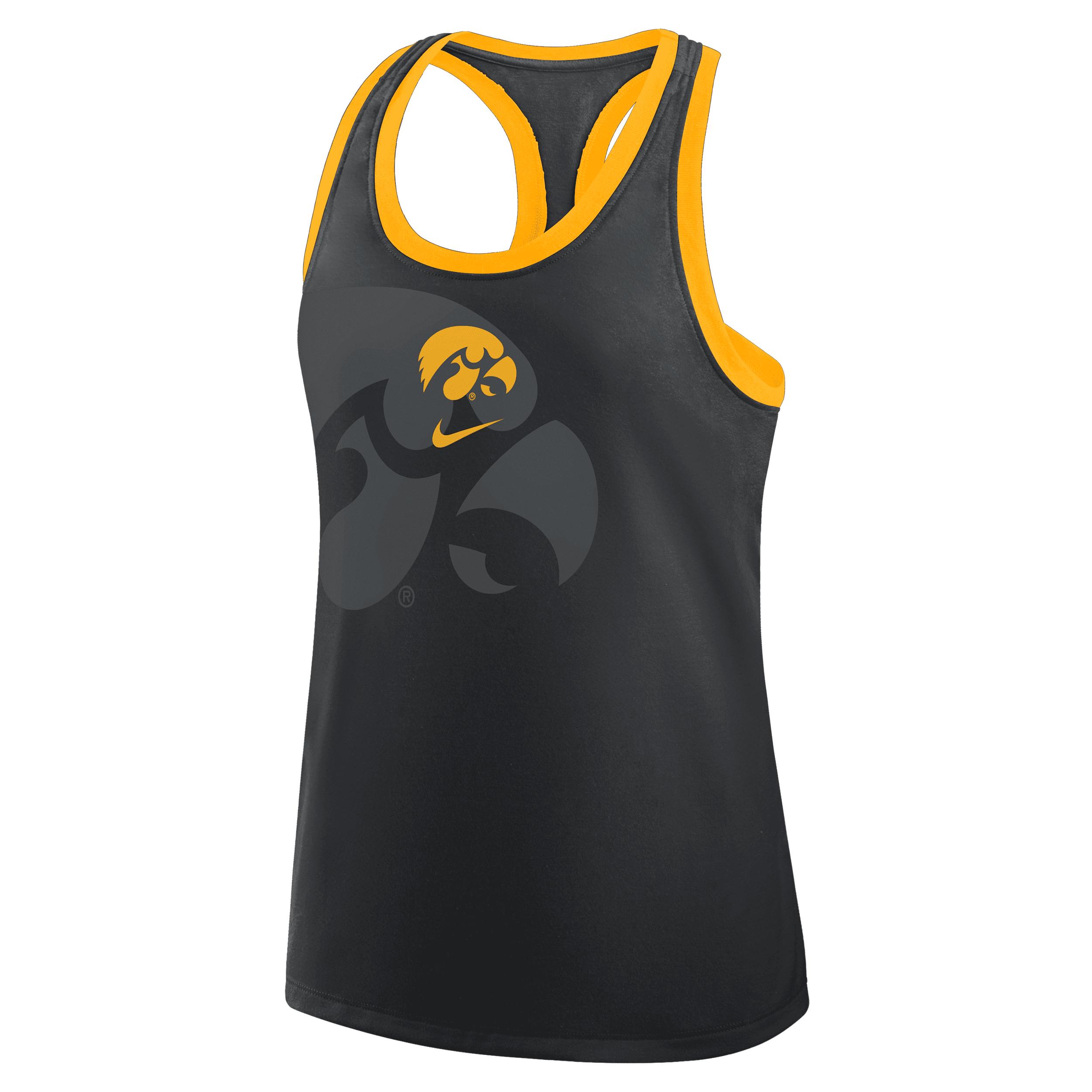 Iowa Primetime Shadow Nike Women's College Racerback Tank Top Product Image