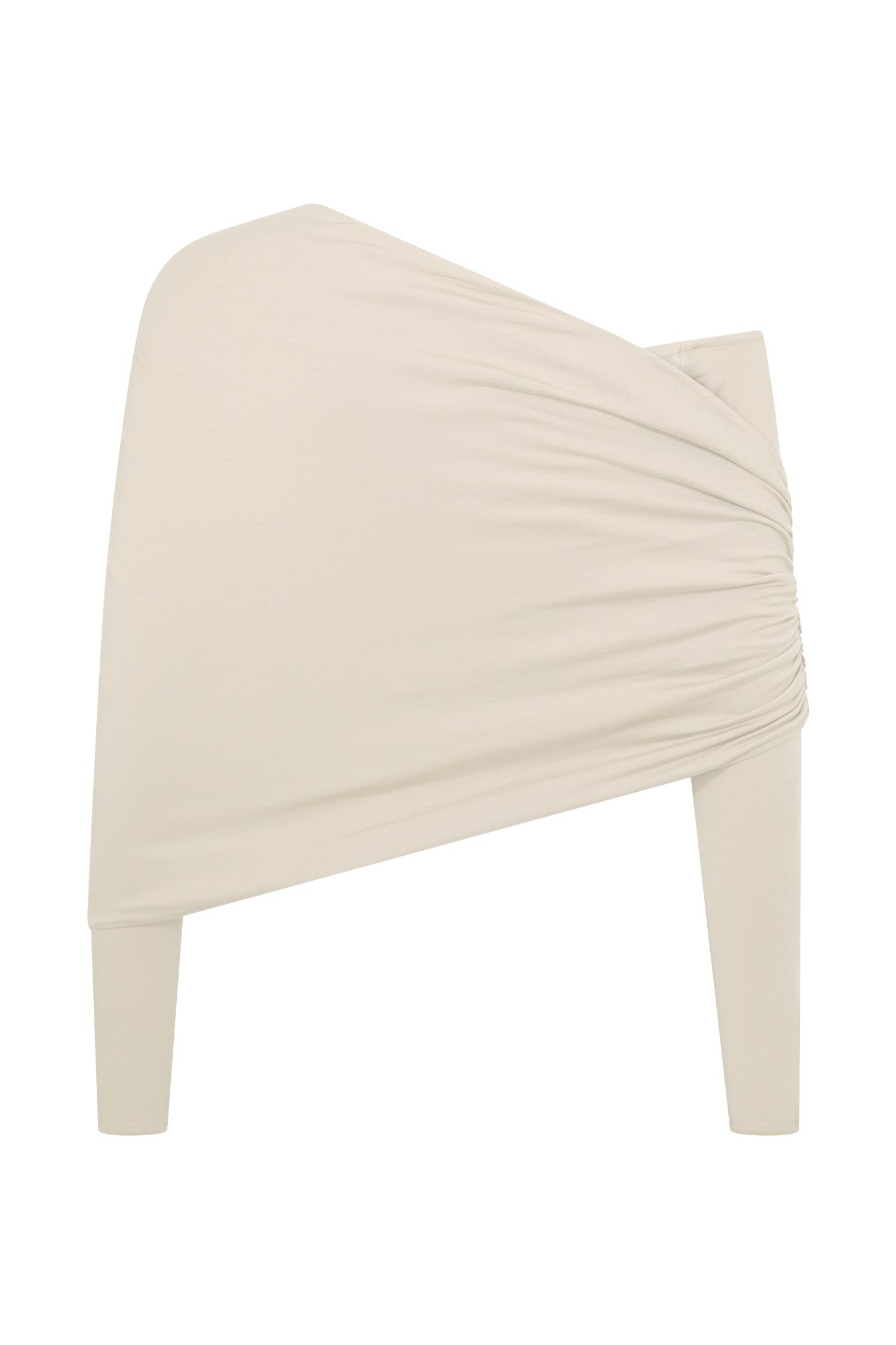 Corinna Modal One Shoulder Top - Ivory Product Image