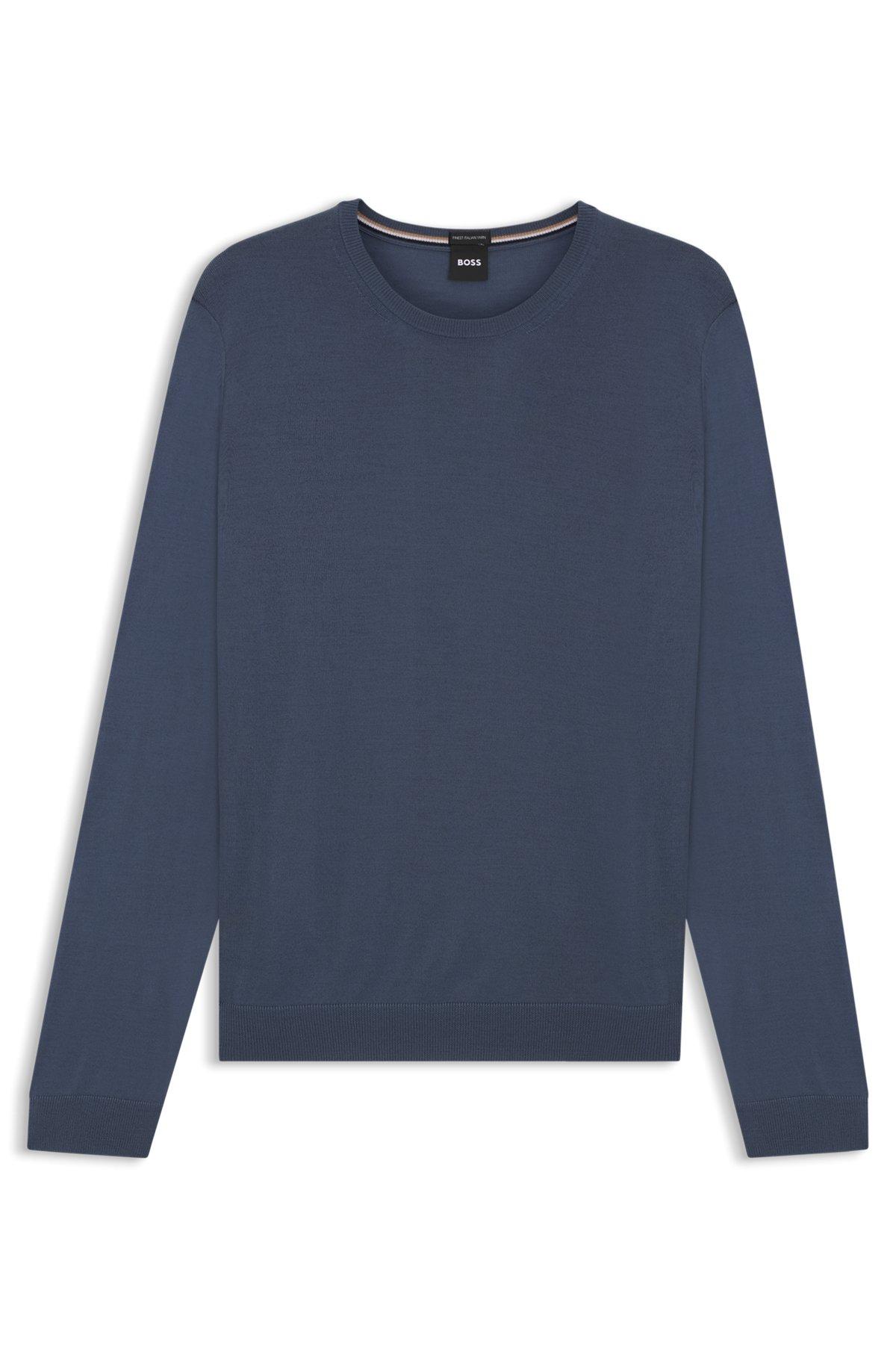 Merino-wool sweater in a slim fit Product Image