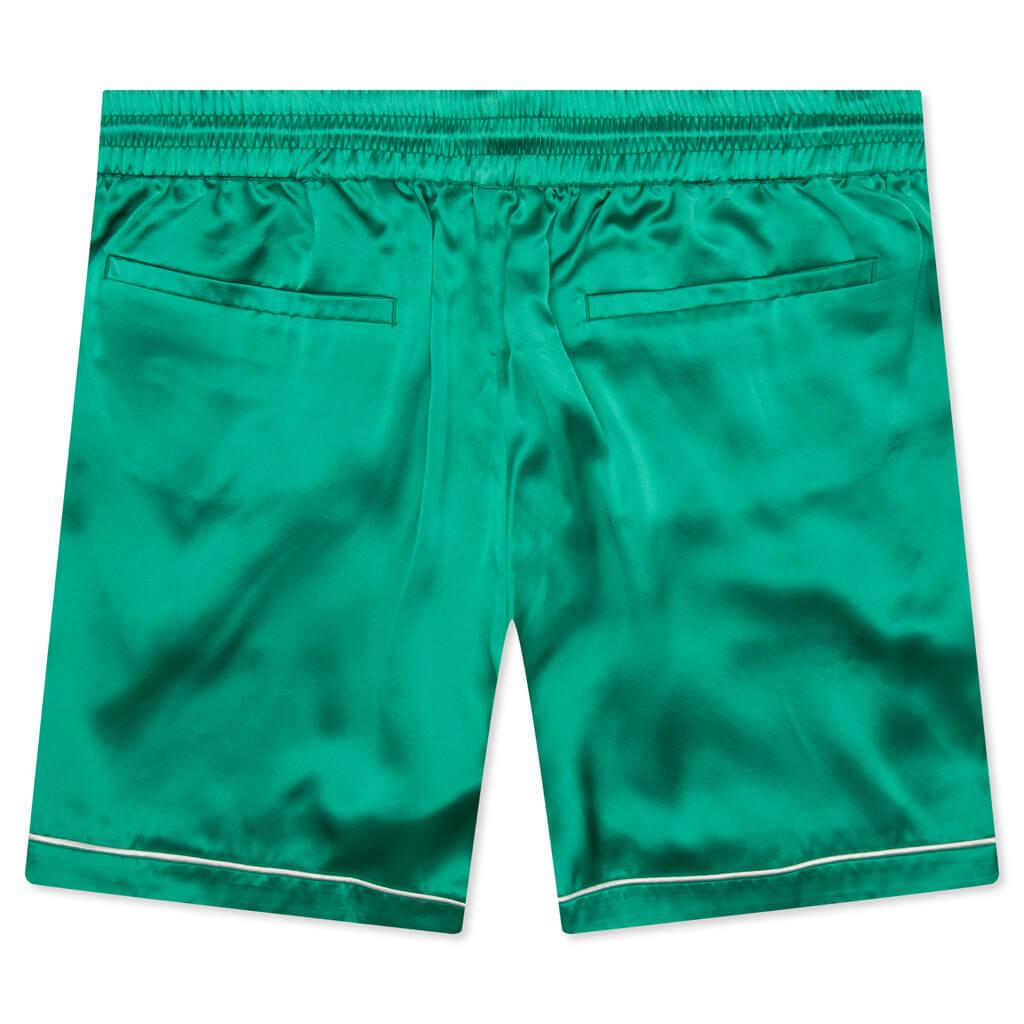 Jean Silk Short - Green Male Product Image