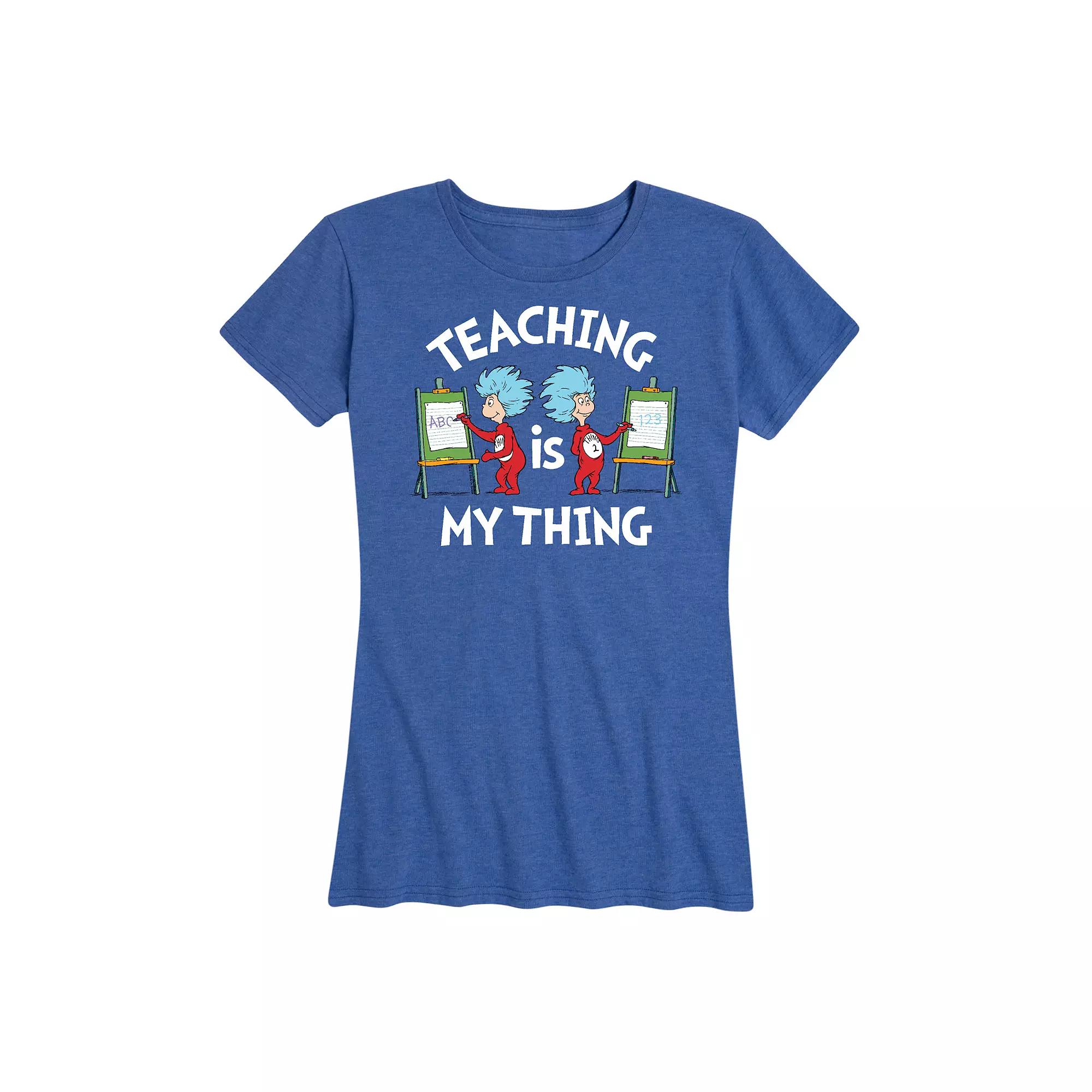 Women's Dr. Seuss Teaching Is My Thing Graphic Tee, Girl's,  Product Image