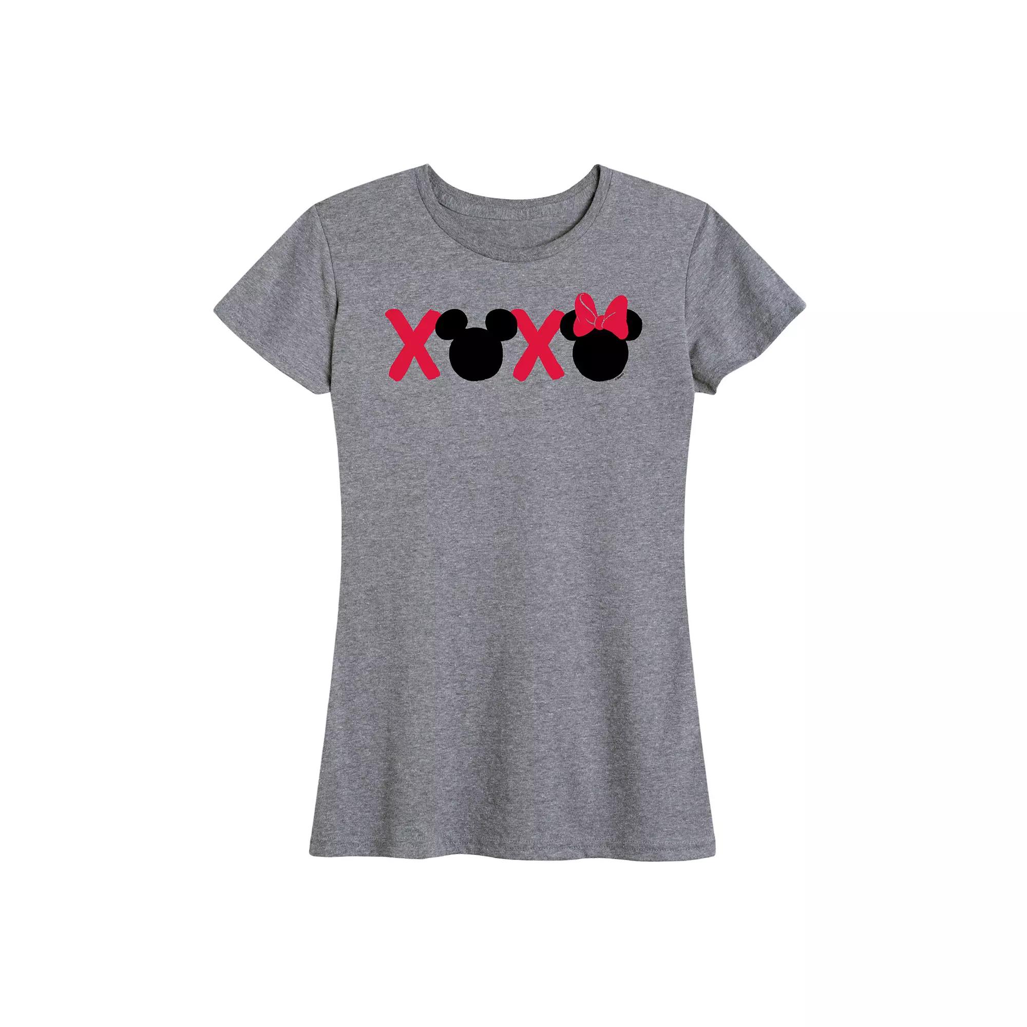 Disney's Mickey & Minnie Mouse Women's XOXO Graphic Tee,  Product Image