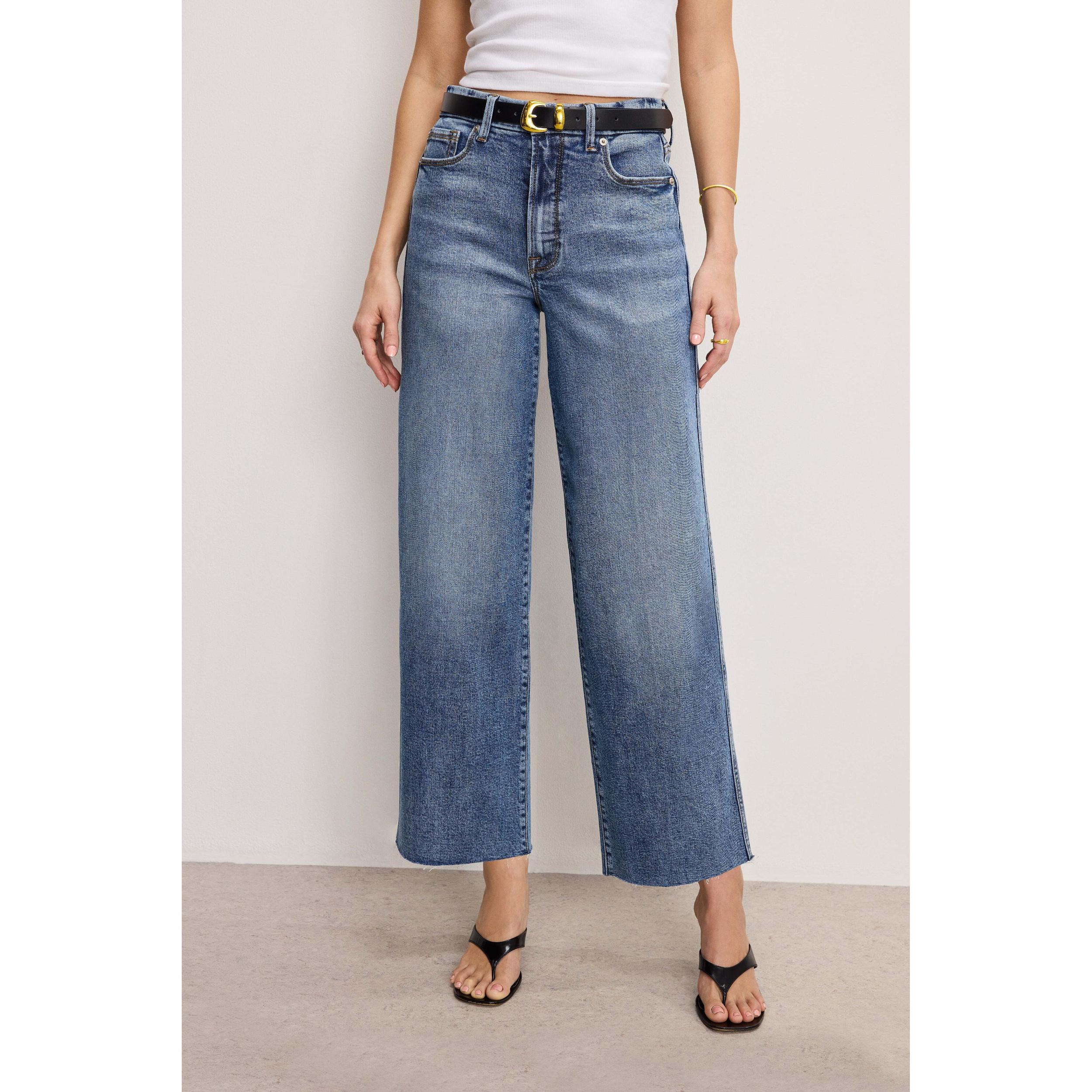Womens Good Skate Wide-Leg Crop Jeans Product Image