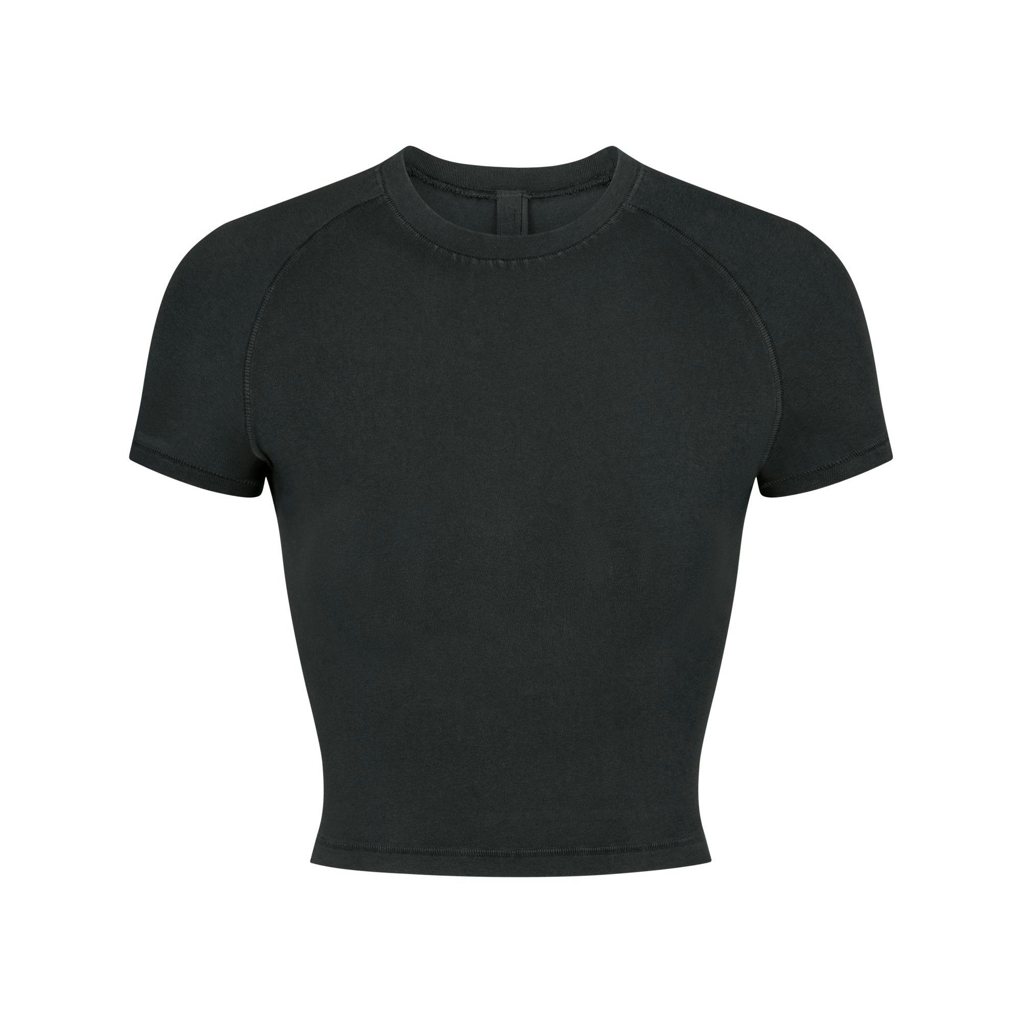 NEW VINTAGE CROPPED RAGLAN T-SHIRT | WASHED ONYX Product Image