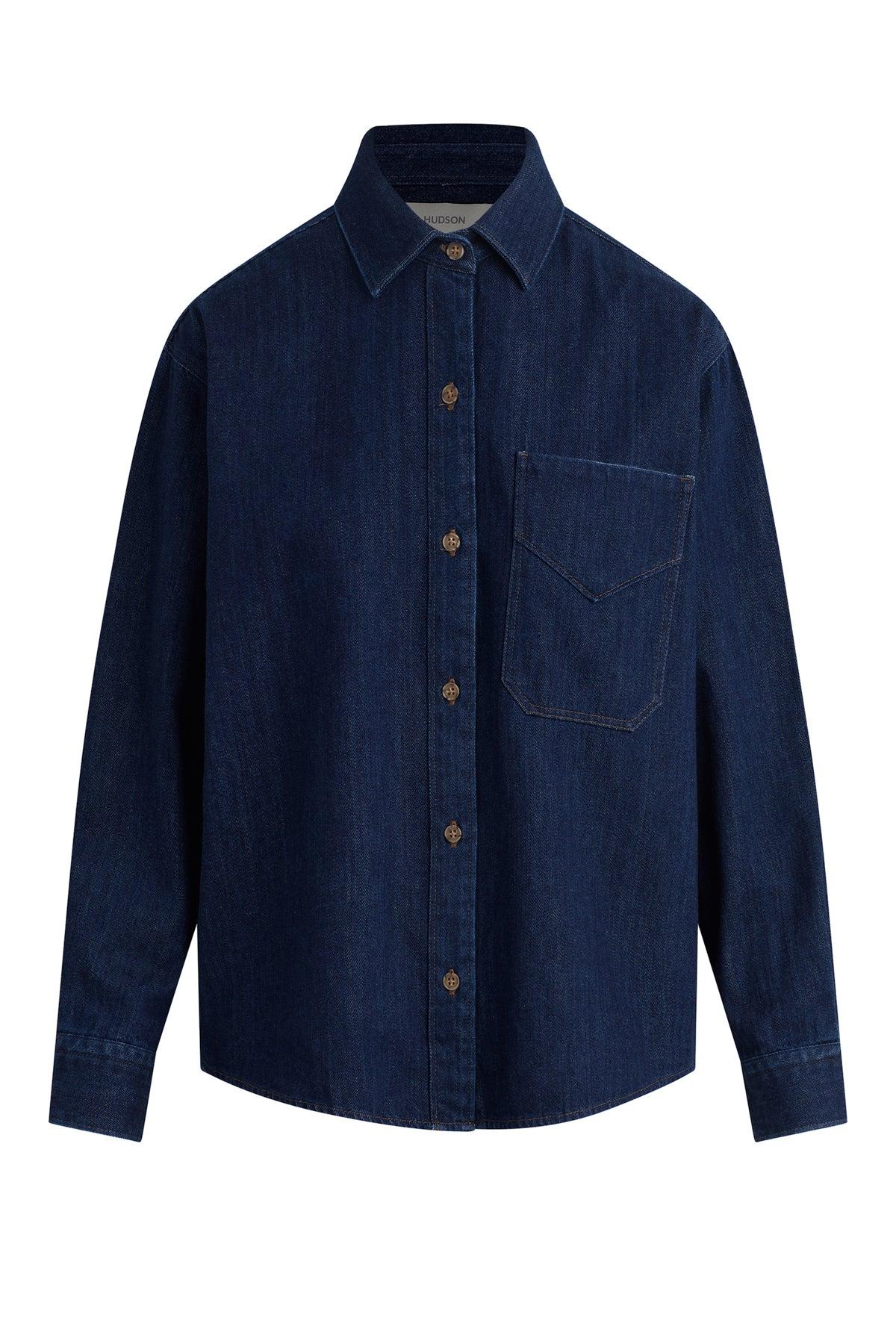 Oversized Button Down Shirt Female Product Image