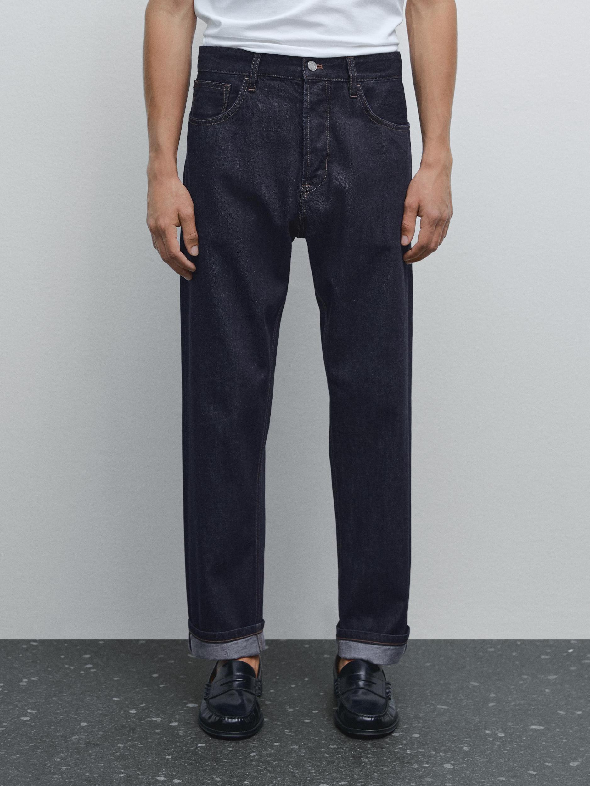 Selvedge fit jeans Product Image