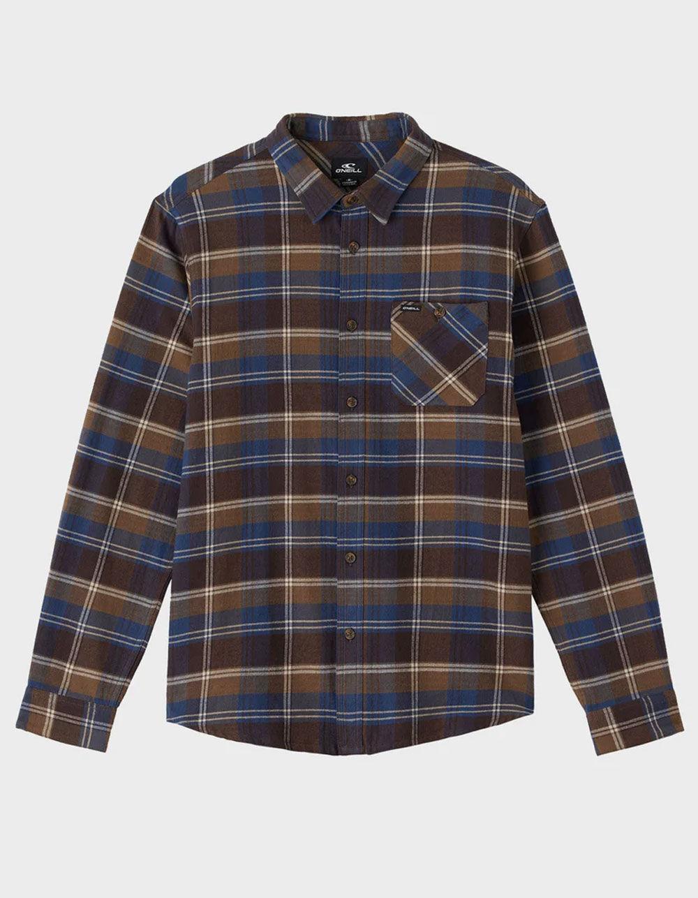 O'NEILL Redmond Mens Flannel - CHOCOLATE Product Image
