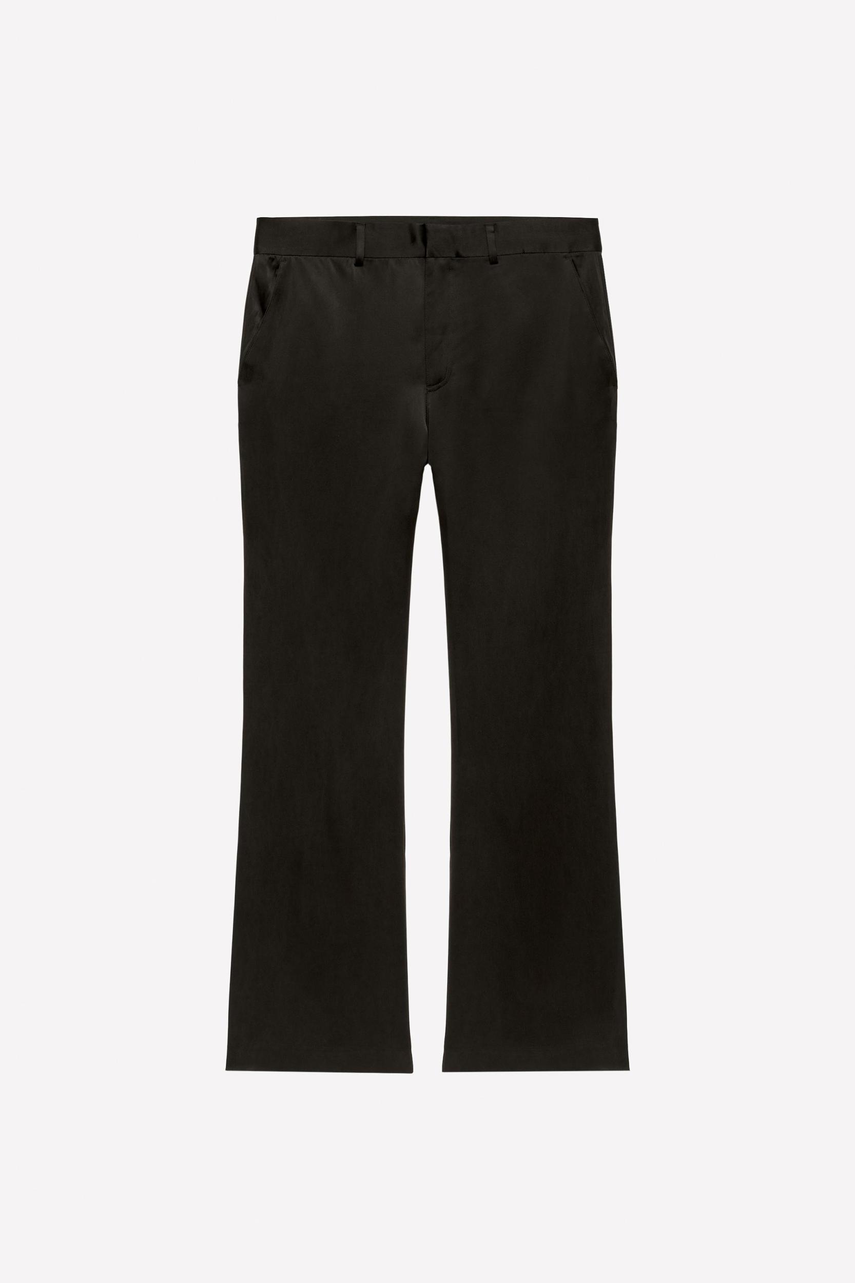 LUDOVIC DE SAINT SERNIN x ZARA FLARE FIT VISCOSE - SILK PANTS Product Image