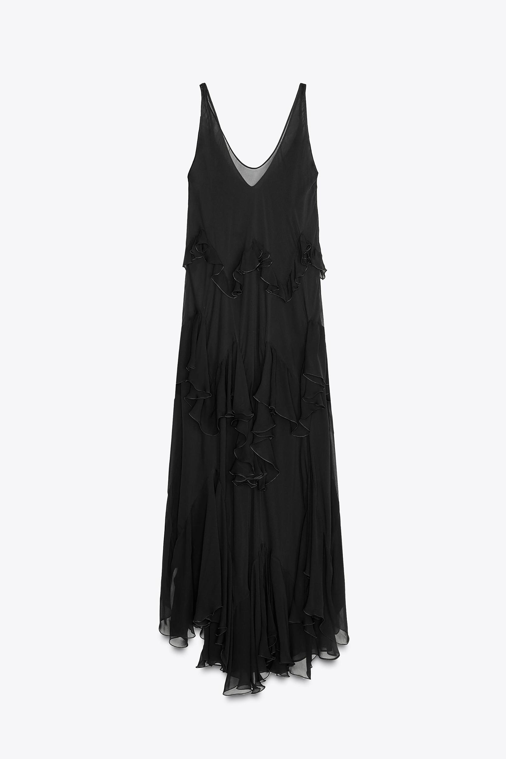 ZW COLLECTION LONG RUFFLE DRESS Product Image