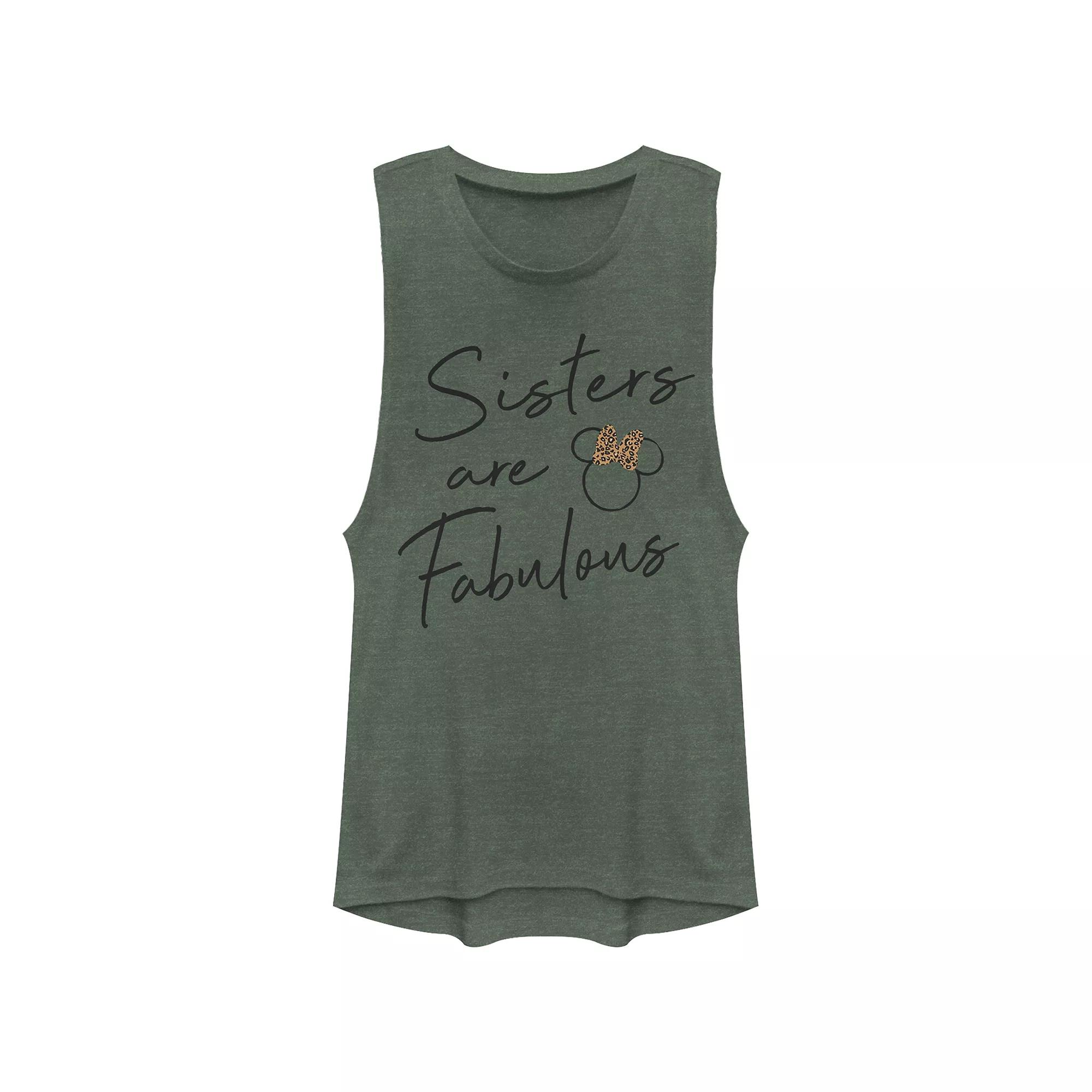 Disney's Minnie Mouse Sisters Are Fabulous Juniors' Graphic Tank Top, Girl's,  Product Image