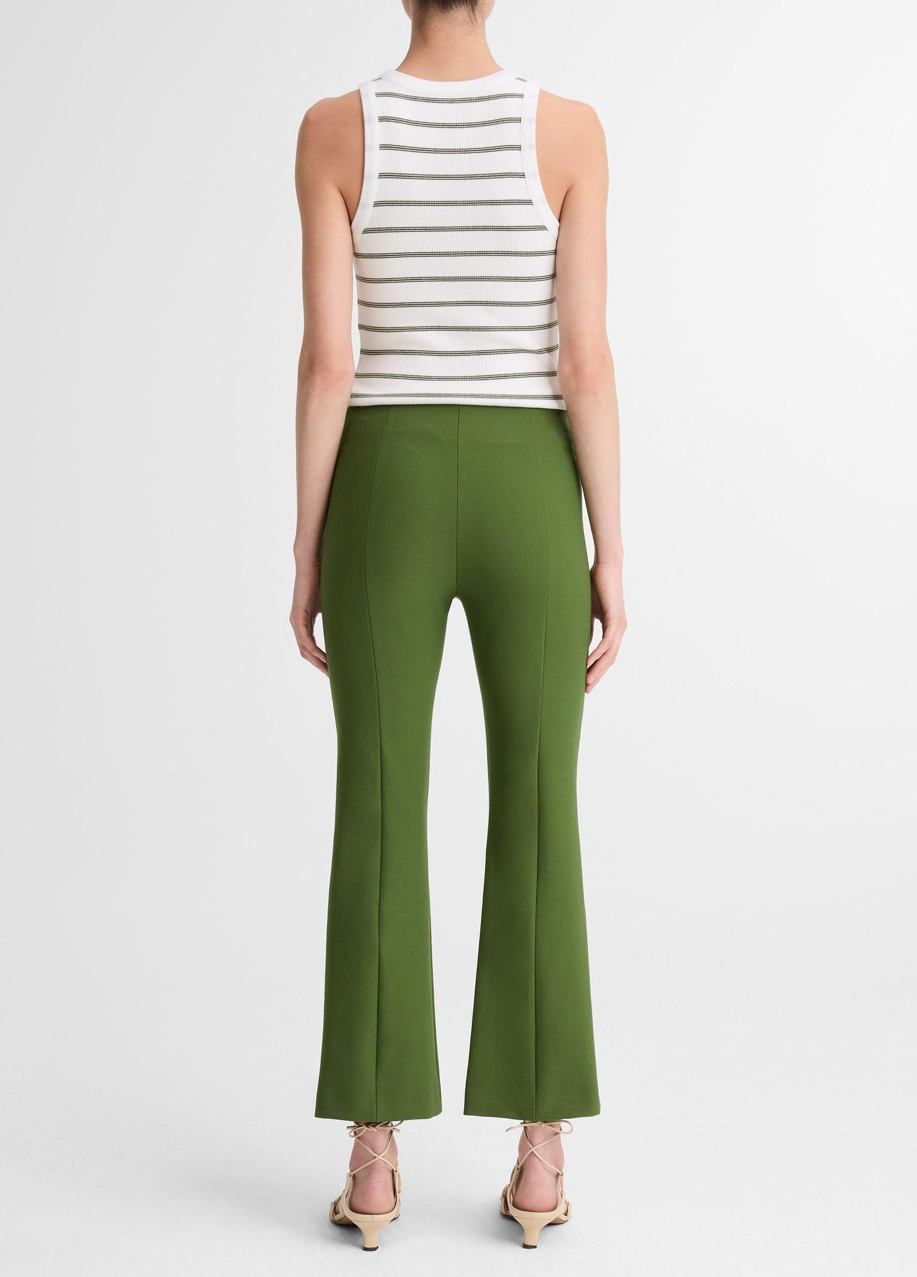 Niki Mid-Rise Pintuck Crop Flare Pant Product Image