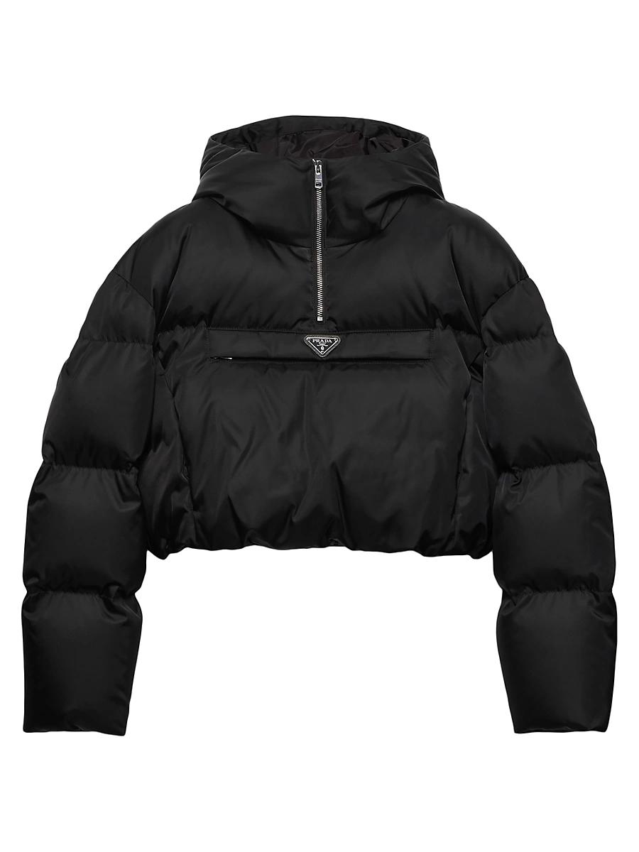 Womens Re-Nylon Cropped Down Jacket Product Image