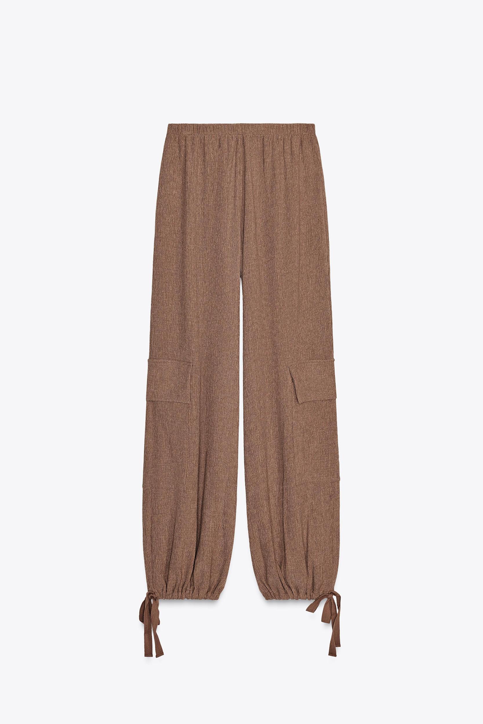TEXTURED CARGO PANTS Product Image