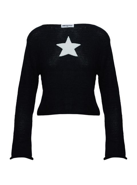 Big Star Knit Sweater Black Product Image