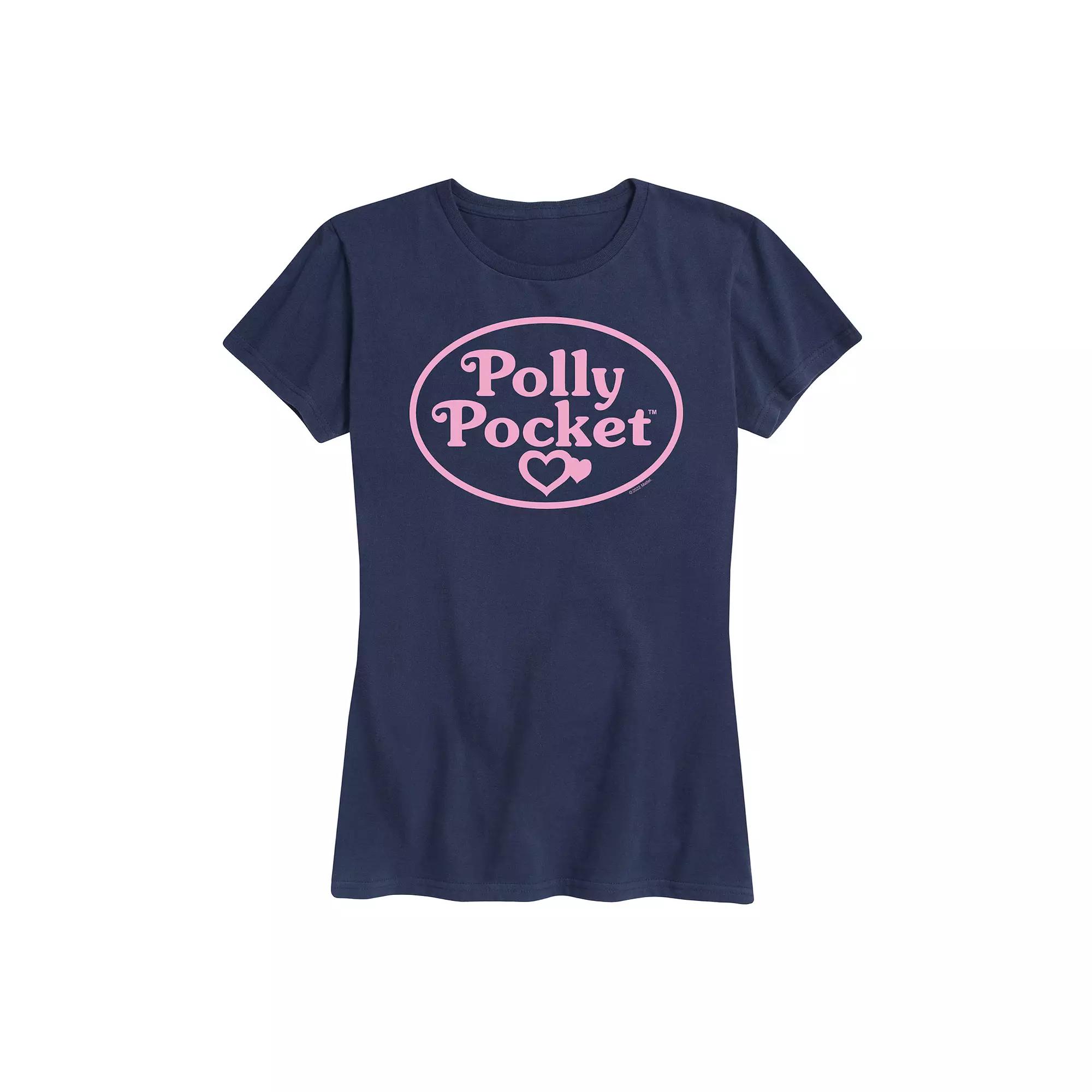 Women's Polly Pocket Pink Logo Graphic Tee,  Product Image