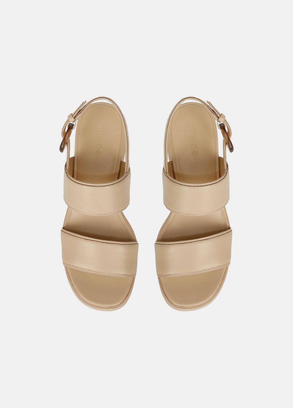 Roma Leather Wedge Sandal Product Image