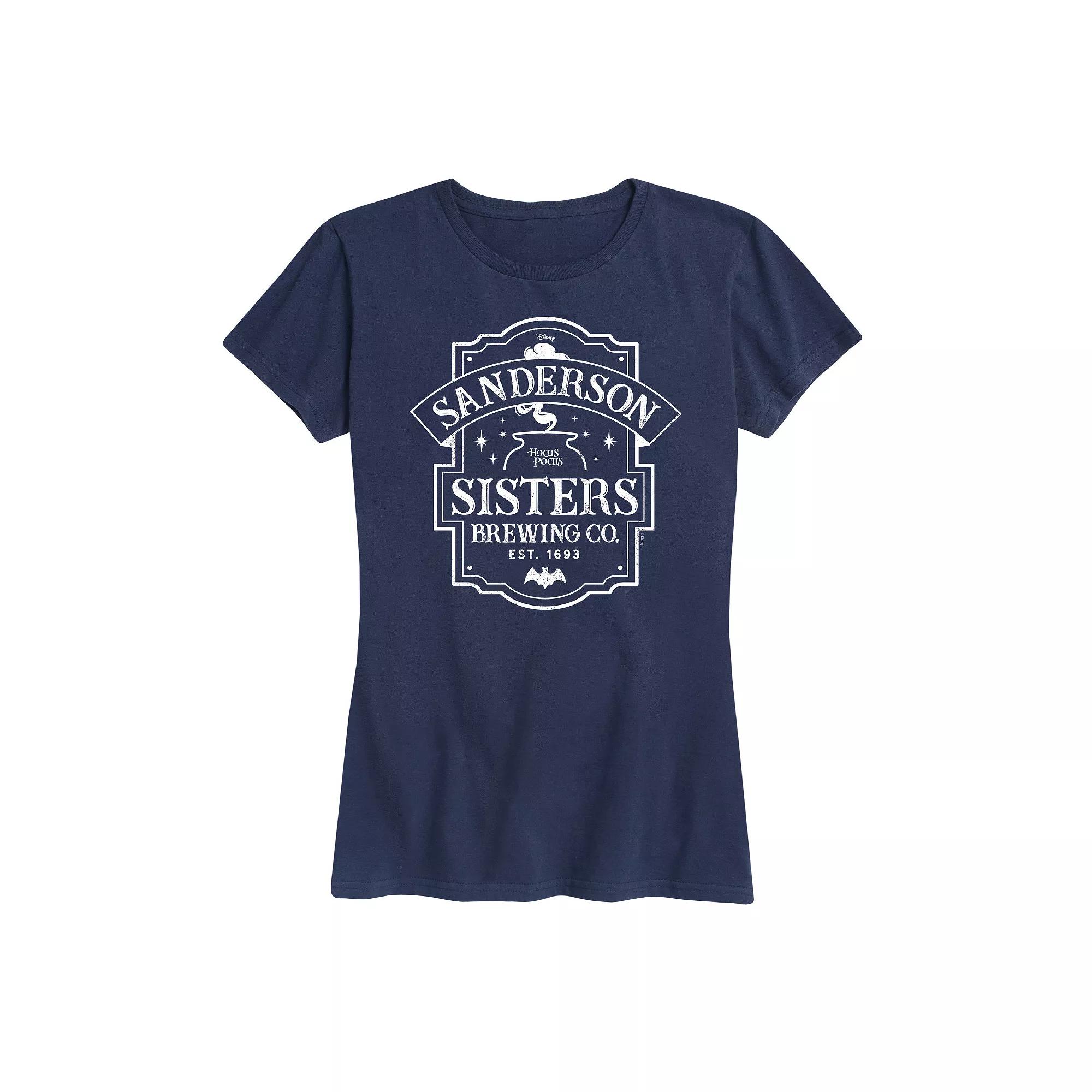 Disney's Hocus Pocus Women's Sanderson Sign Graphic Tee, Girl's,  Product Image