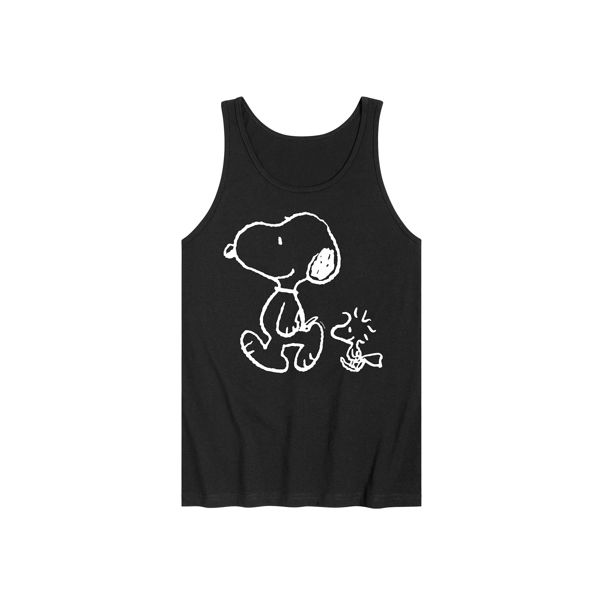 Men's Peanuts Snoopy Walk Tank Top,  Product Image